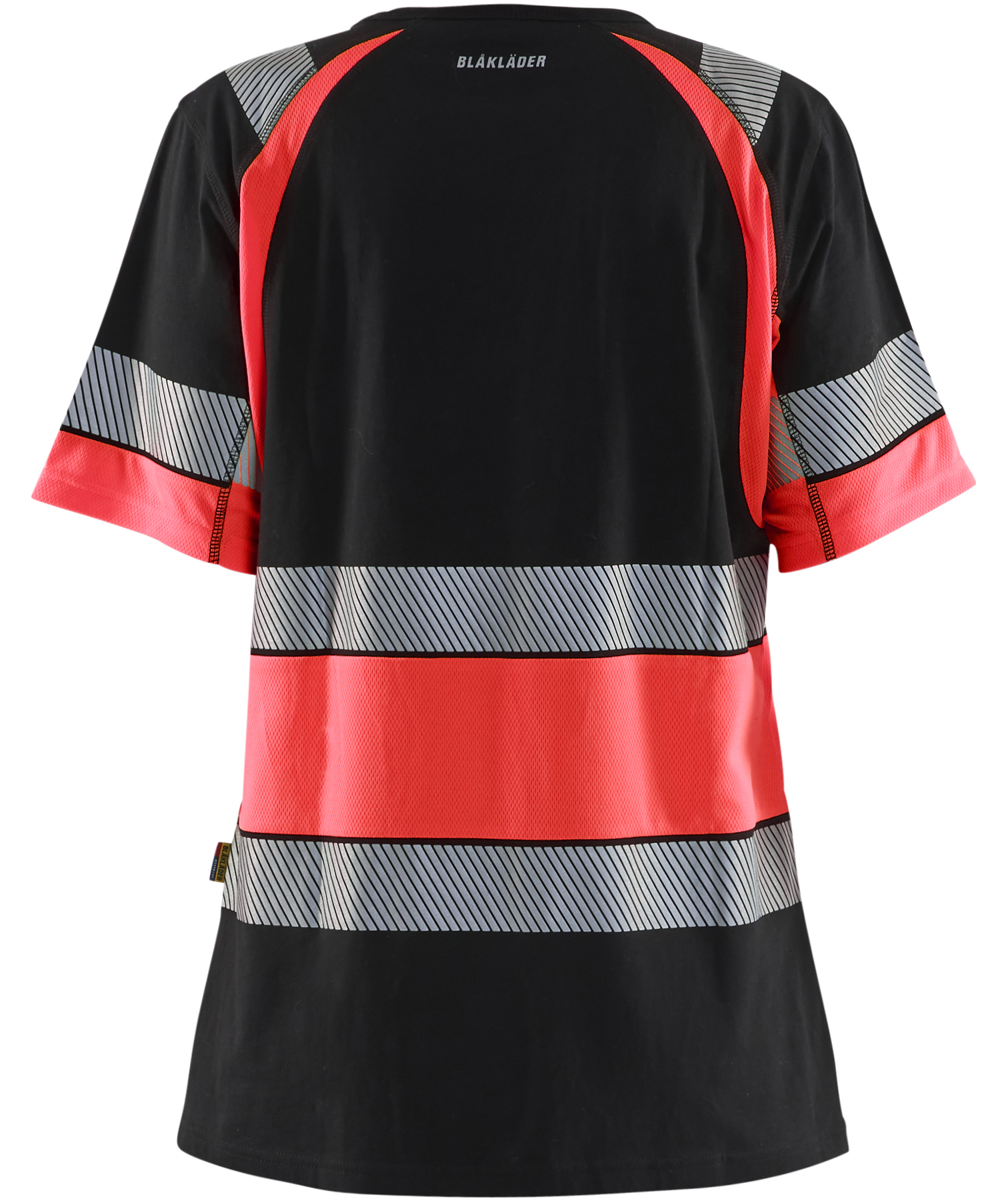 Bl&aring;kl&auml;der women's T-shirt, Black/Hi-Vis Red, large image number 2