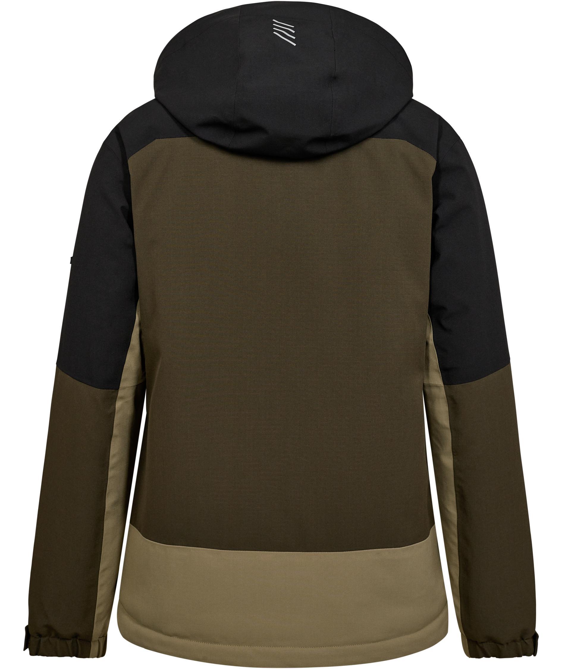 Engel Entire dame vinterjakke, Forest Green/Black, large image number 3