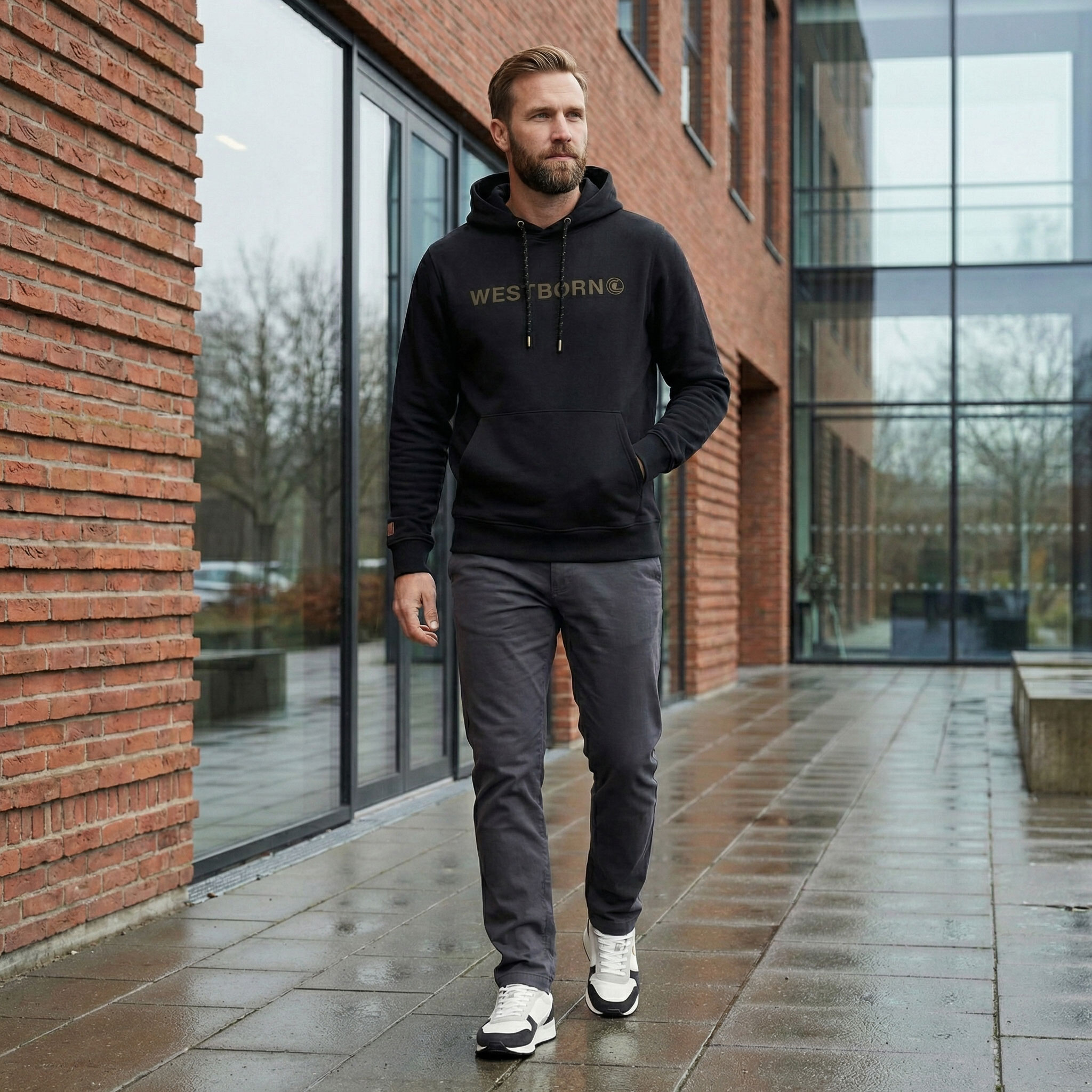 Westborn Logo hoodie, Black