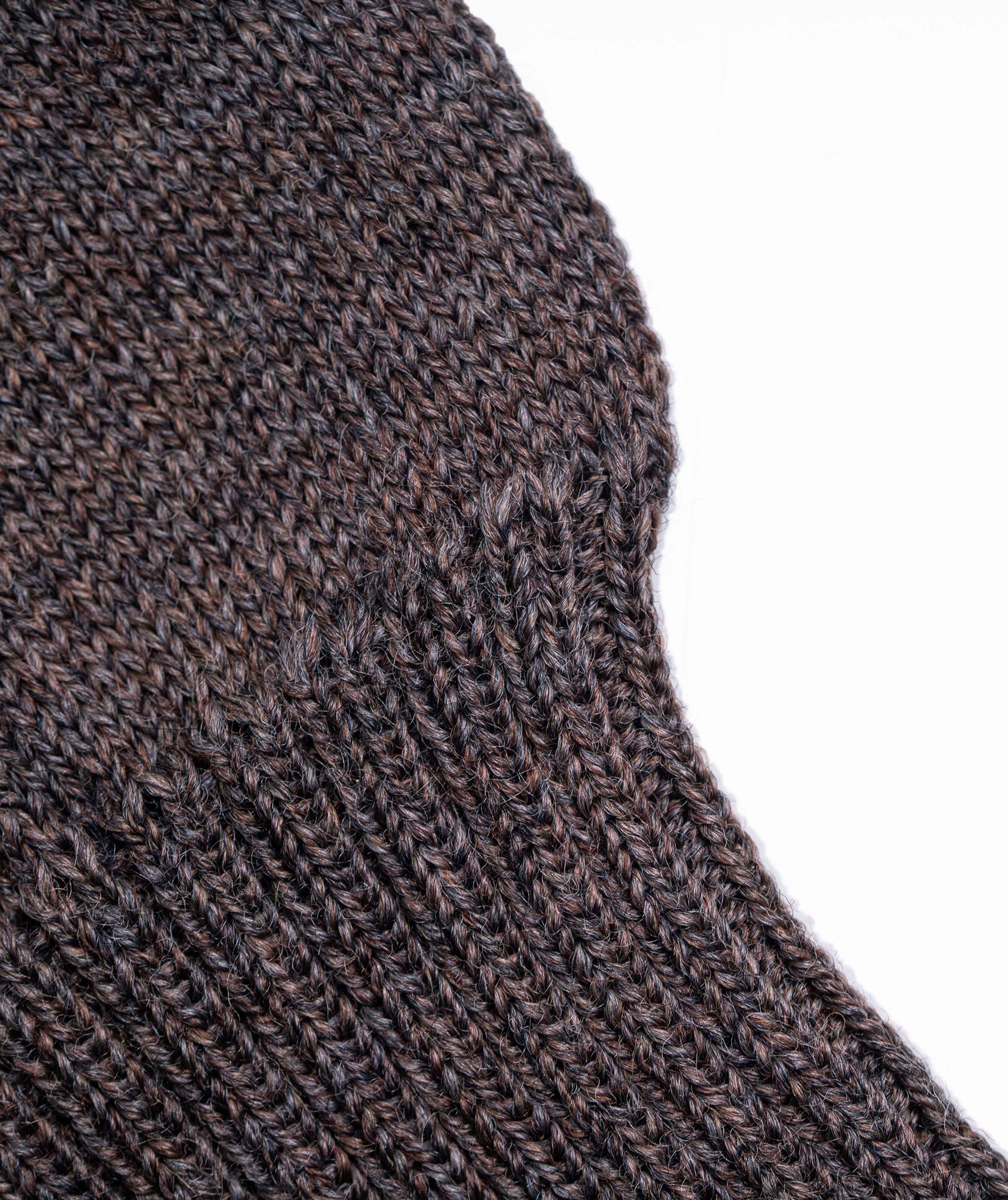 Clipper Milan stickad tr&ouml;ja med dragkedjan, Dark Khaki Melange, large image number 4