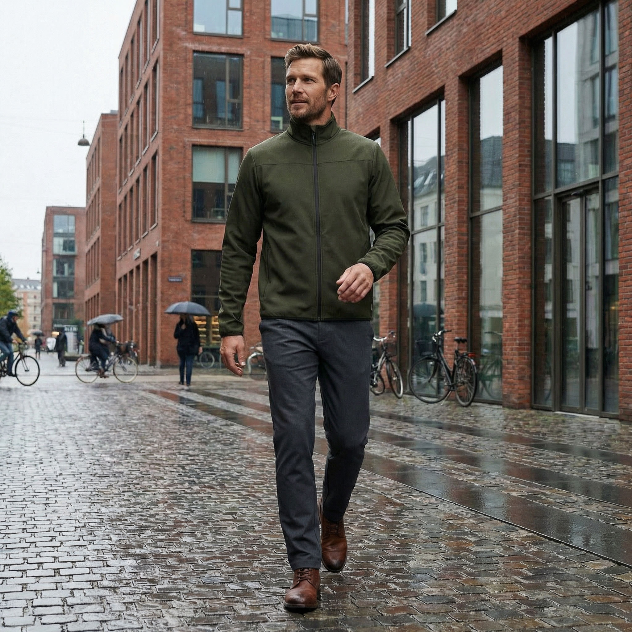 Westborn Cardigan, Dusty Olive