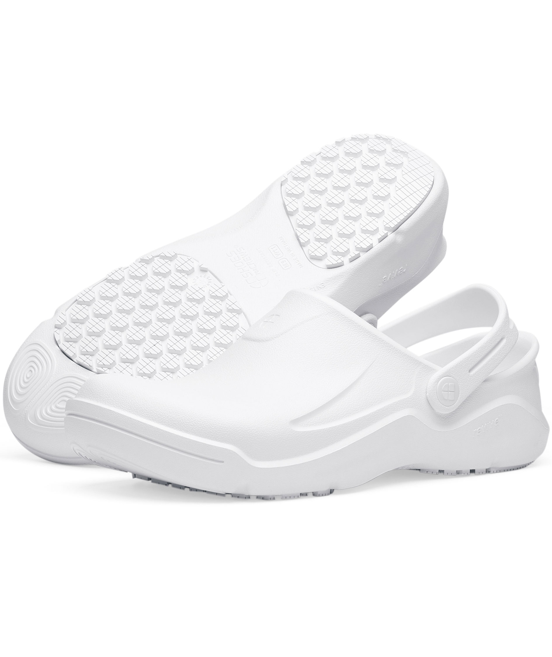 Shoes For Crews Zinc ll clogs med helreim, Hvit, large image number 8