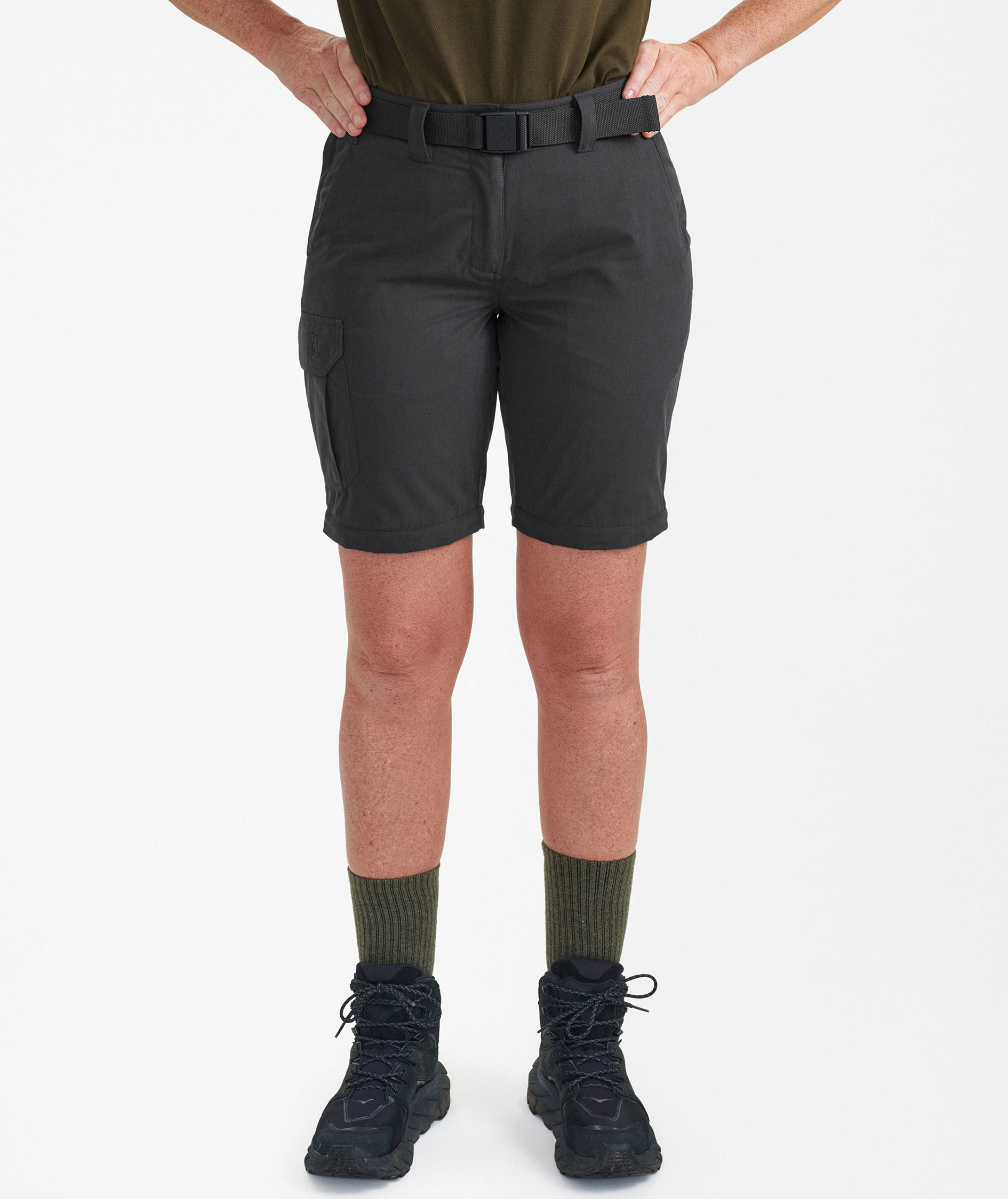 Deerhunter Slogen women's zip-off trousers, Black Ink, large image number 4