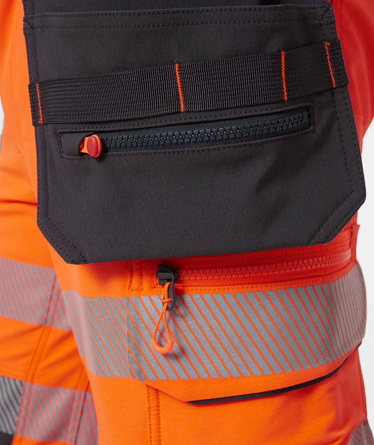 Helly Hansen ICU BRZ craftsman knee pants full stretch, Hi-vis Orange/Ebony, large image number 5