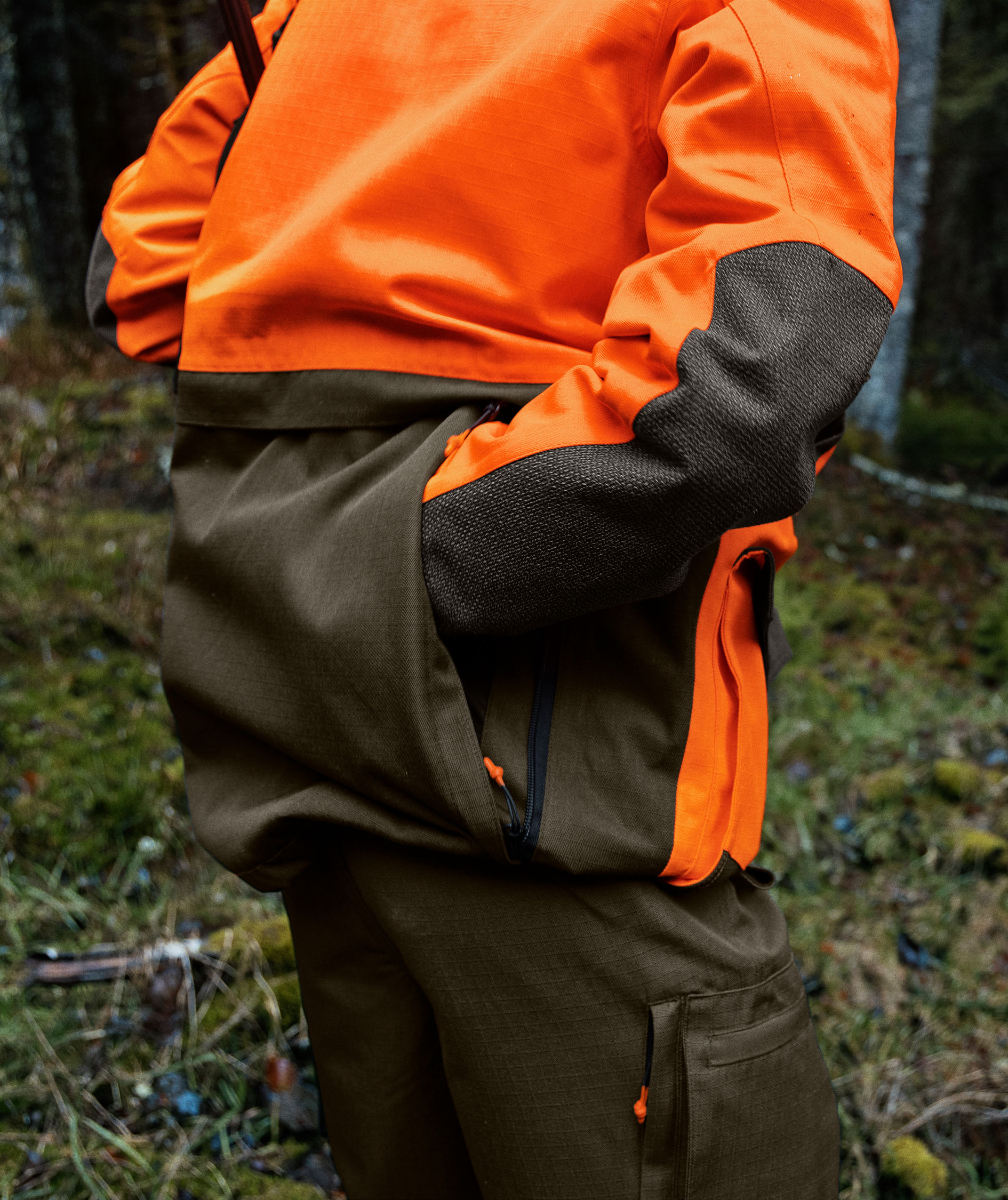 Seeland Venture Rover jacka, Varsel Orange/Pine Green, large image number 9