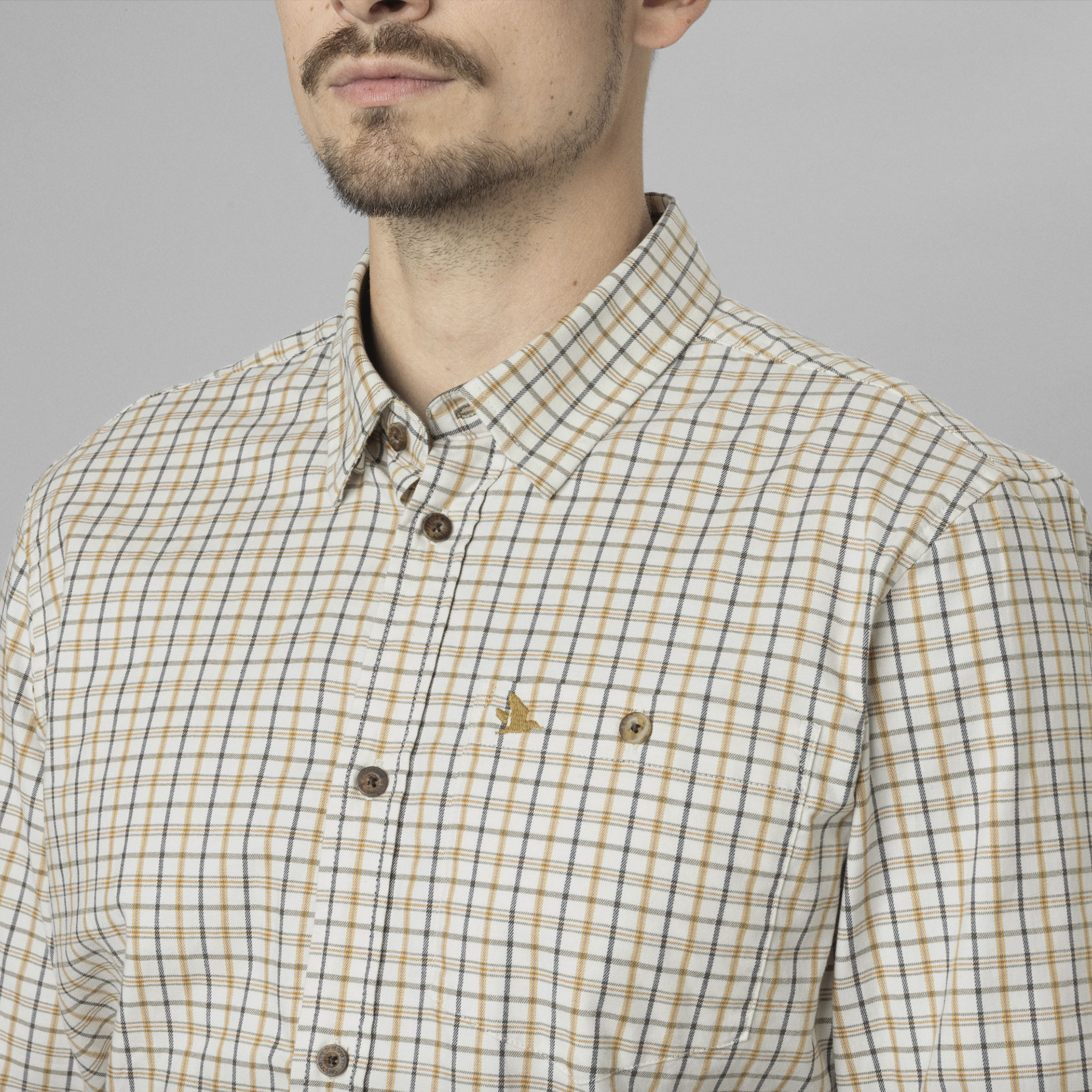 Seeland Oxford Shooting Hemd, Classic blue/Classic brown check, large image number 4