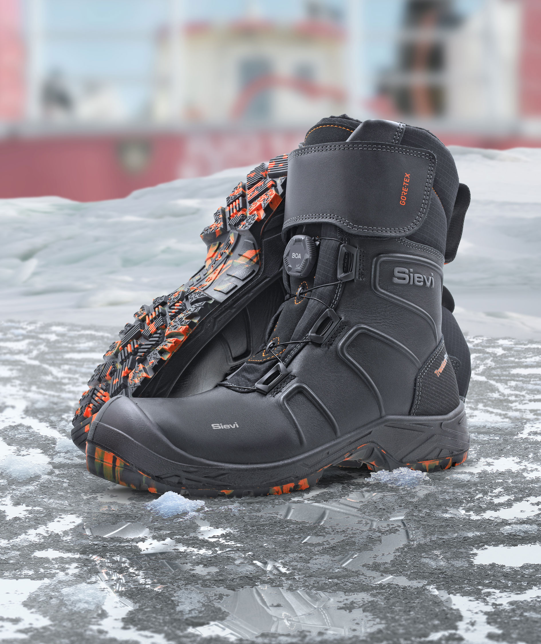 Sievi Alaska GT Roller+ vinter skyddsst&ouml;vlar dam S7, Svart, large image number 2