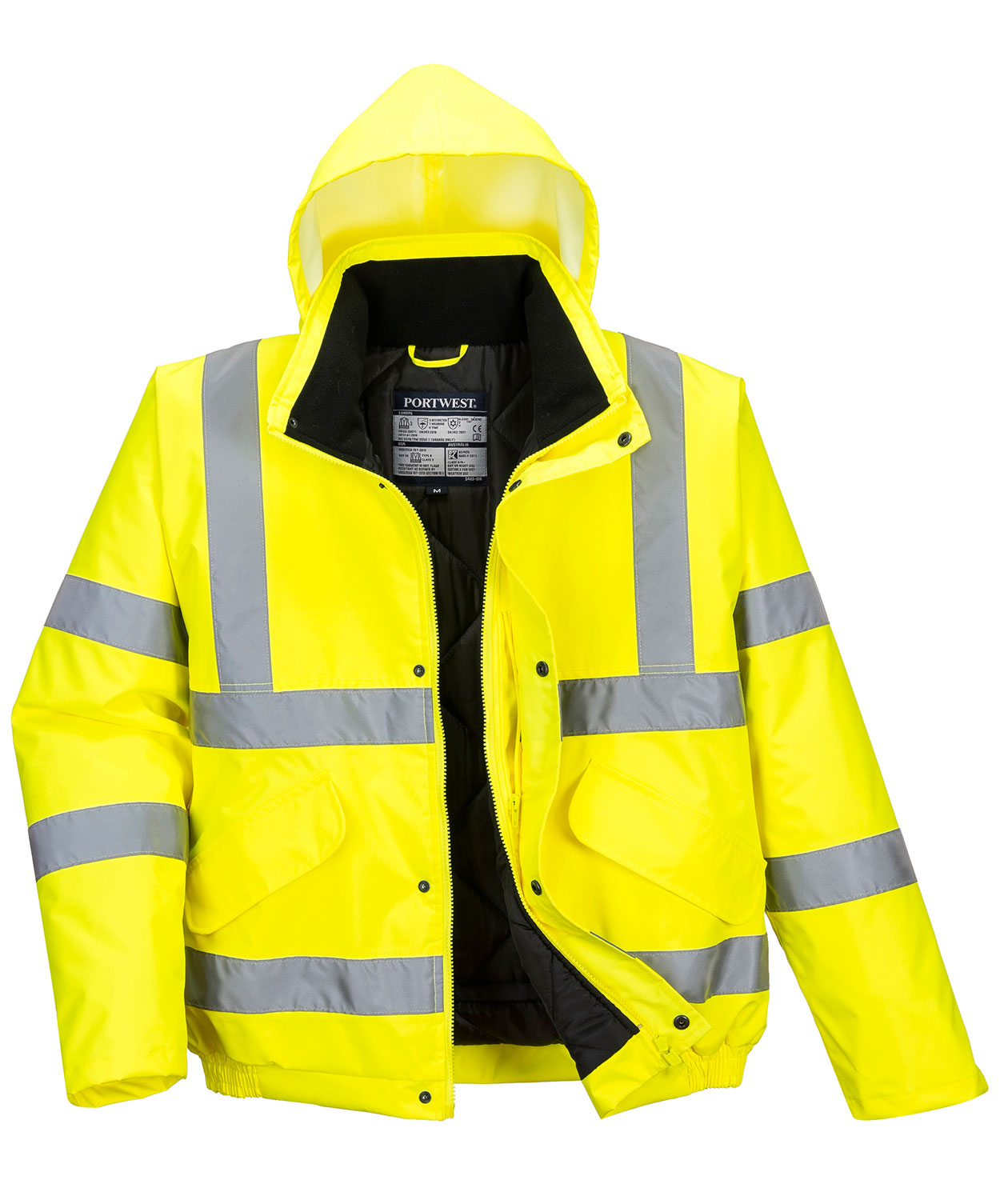 Portwest vinterjacka, Varsel Gul