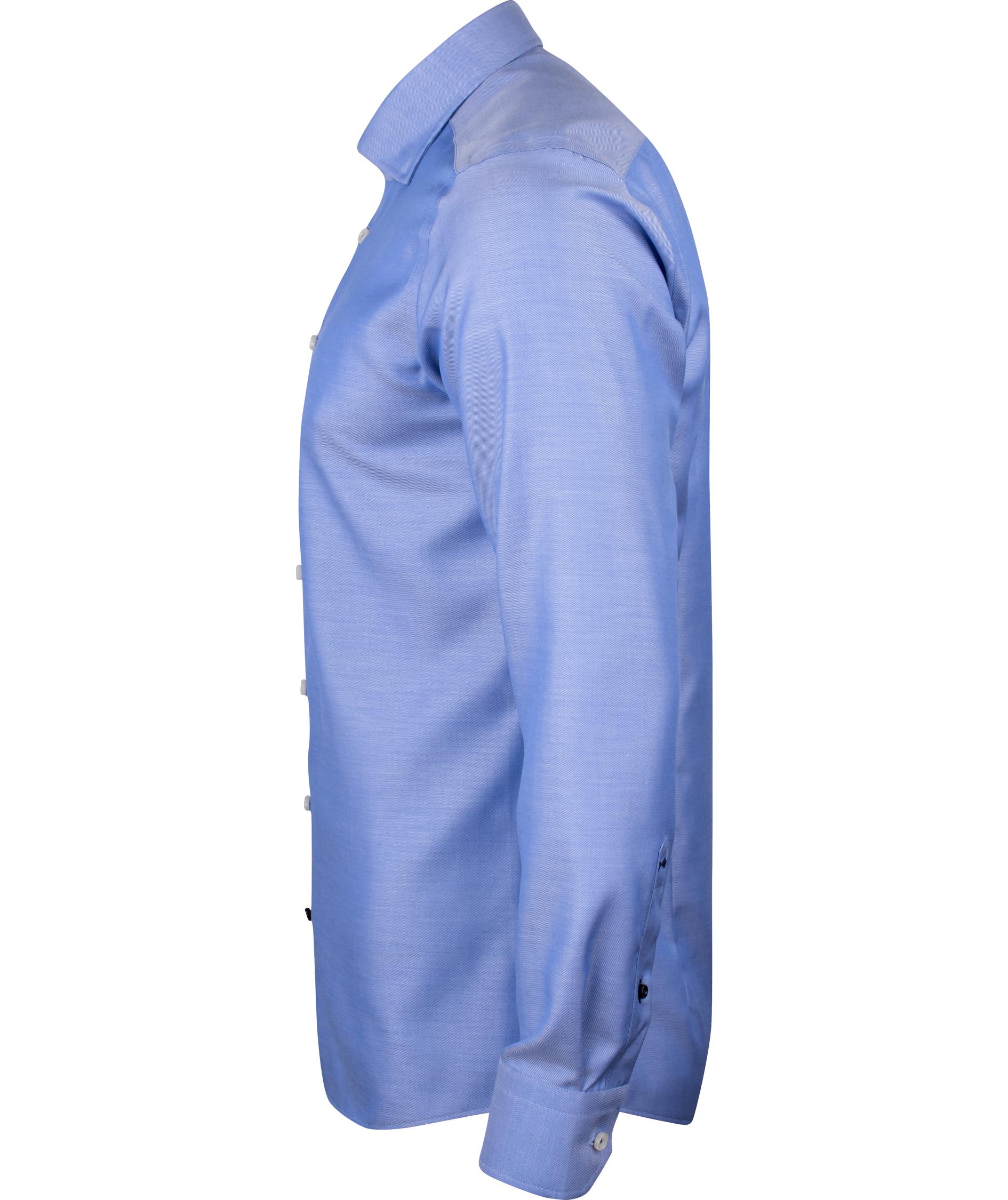 J. Harvest & Frost Twill Red Bow 122 slim fit shirt, Mid Blue, large image number 2