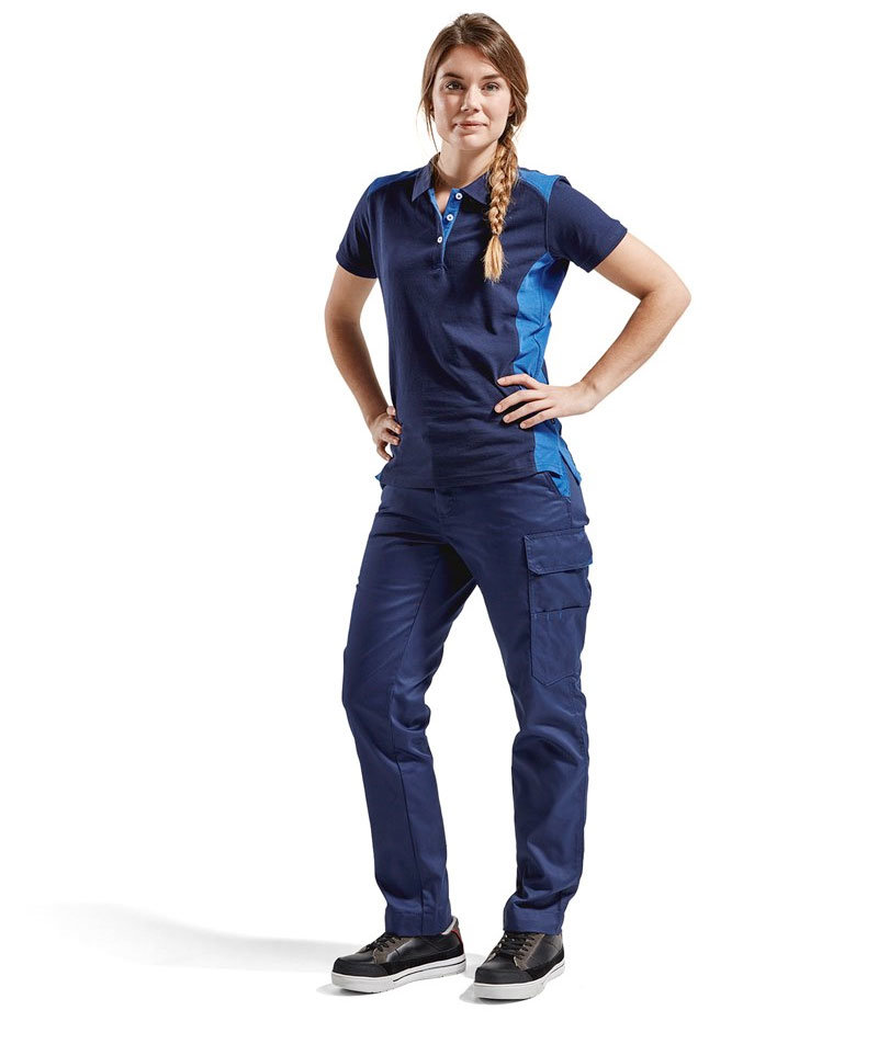 Bl&aring;kl&auml;der women's service trousers, Marine Blue/Cobalt Blue, large image number 1