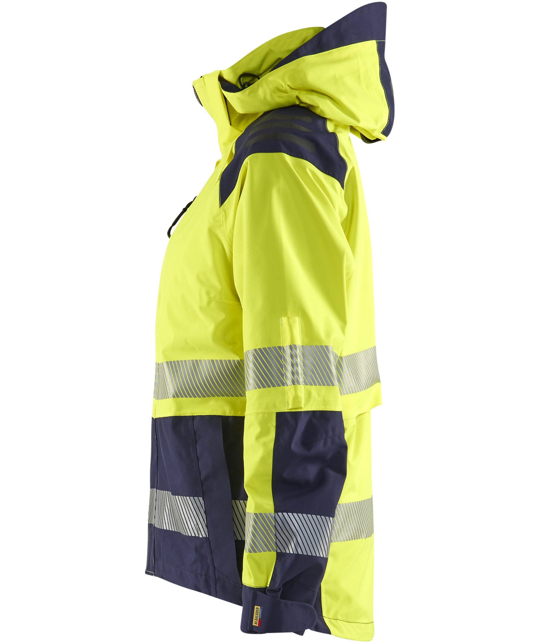 Bl&aring;kl&auml;der women's shell jacket, Hi-Vis yellow/marine, large image number 4