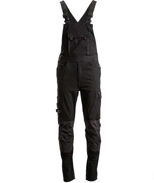 Kramp Technical arbetsh&auml;ngselbyxa full stretch, Svart