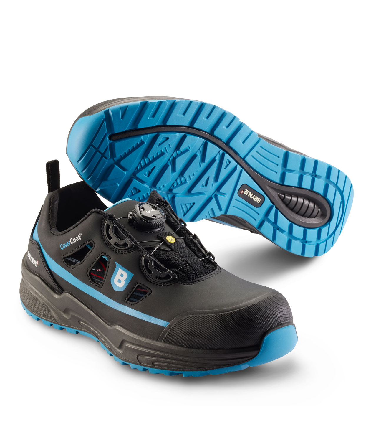 Brynje Blue Style skyddssandaler S1P, Svart