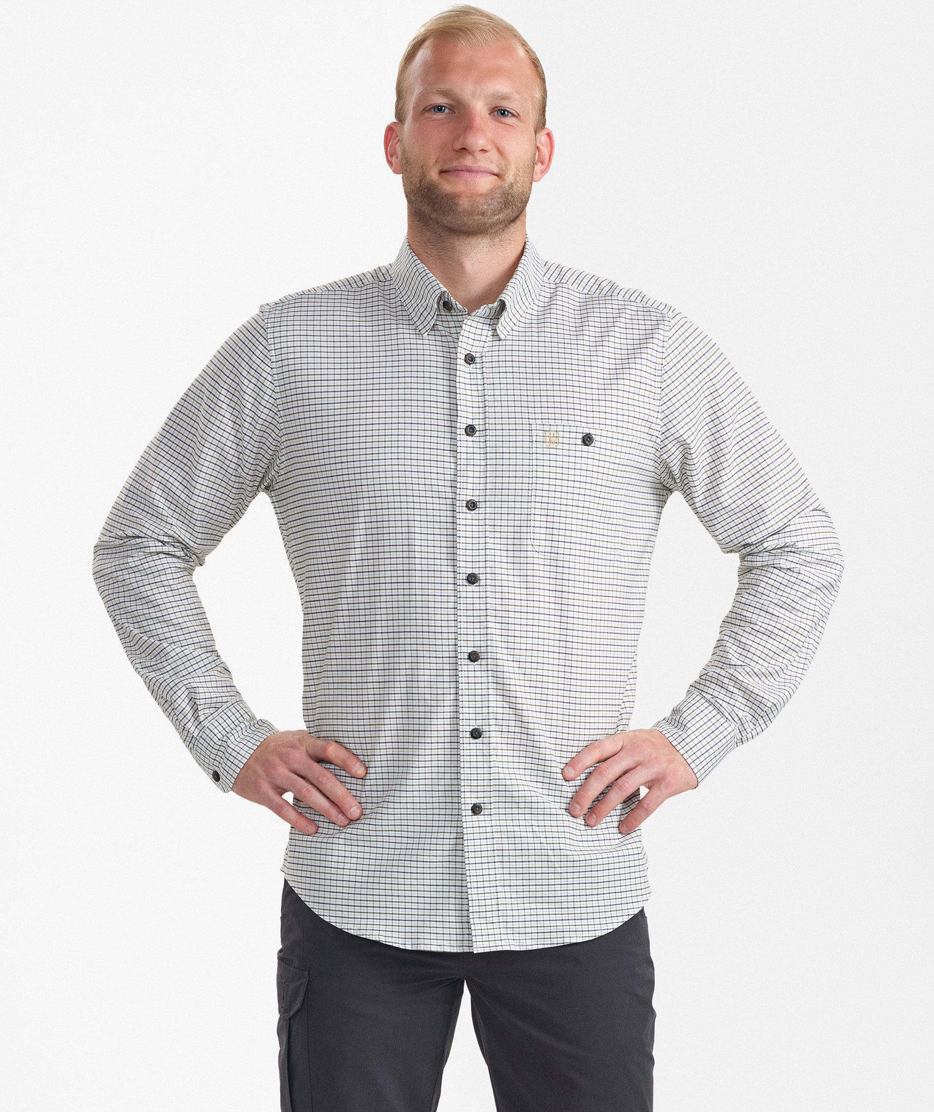 Deerhunter Samuel shirt, Green Check