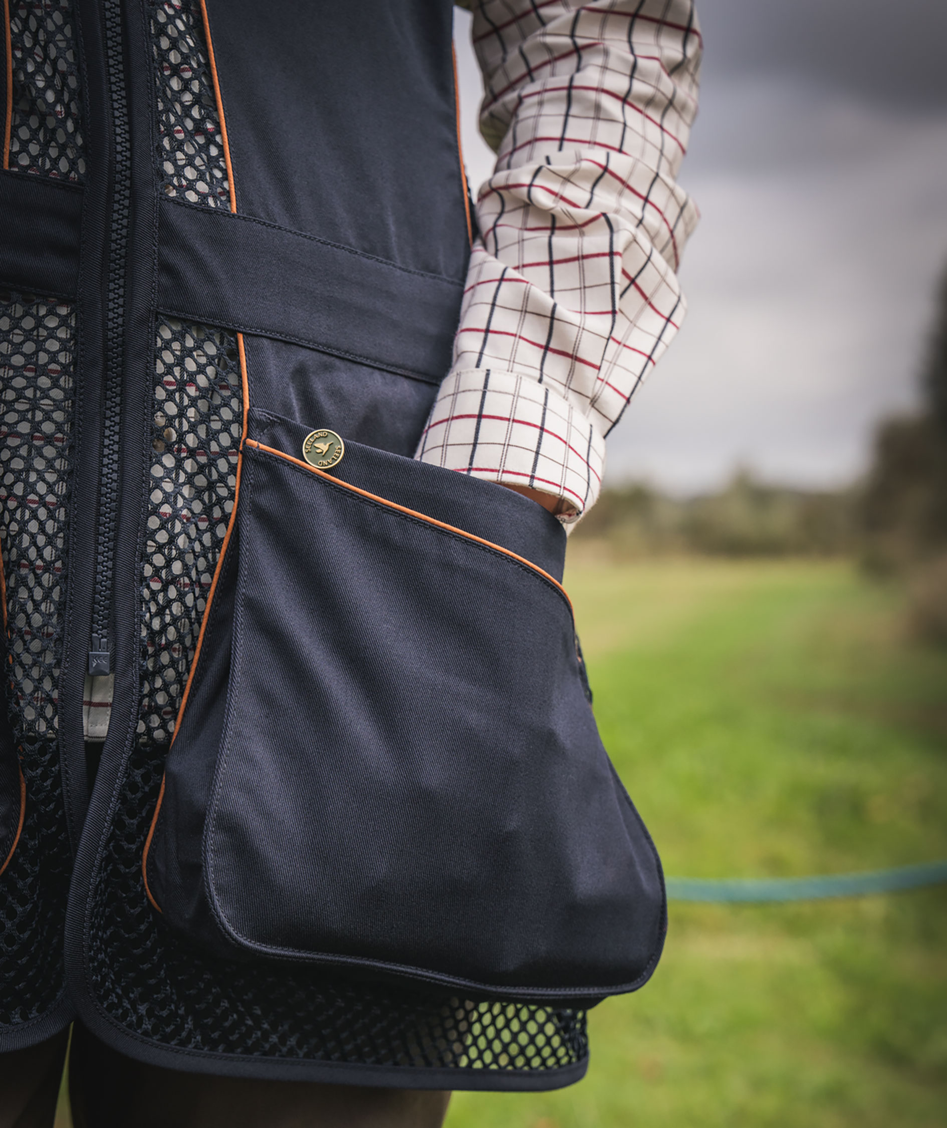 Seeland Skeet Ivy Limited Edition women's shooting vest, Dark Sapphire, large image number 9