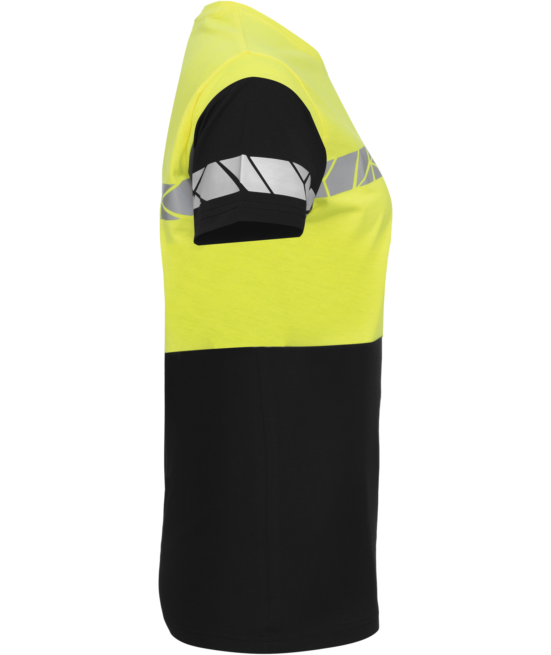 ProJob women's T-shirt 7005, Black/Yellow, large image number 2