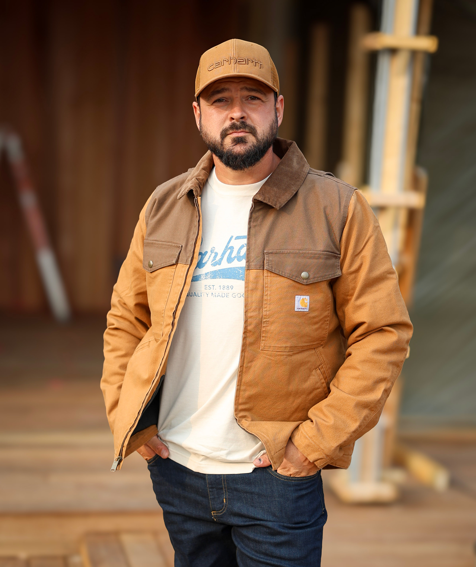 Carhartt Dunmore cap, Carhartt Brown/Oiled Walnut