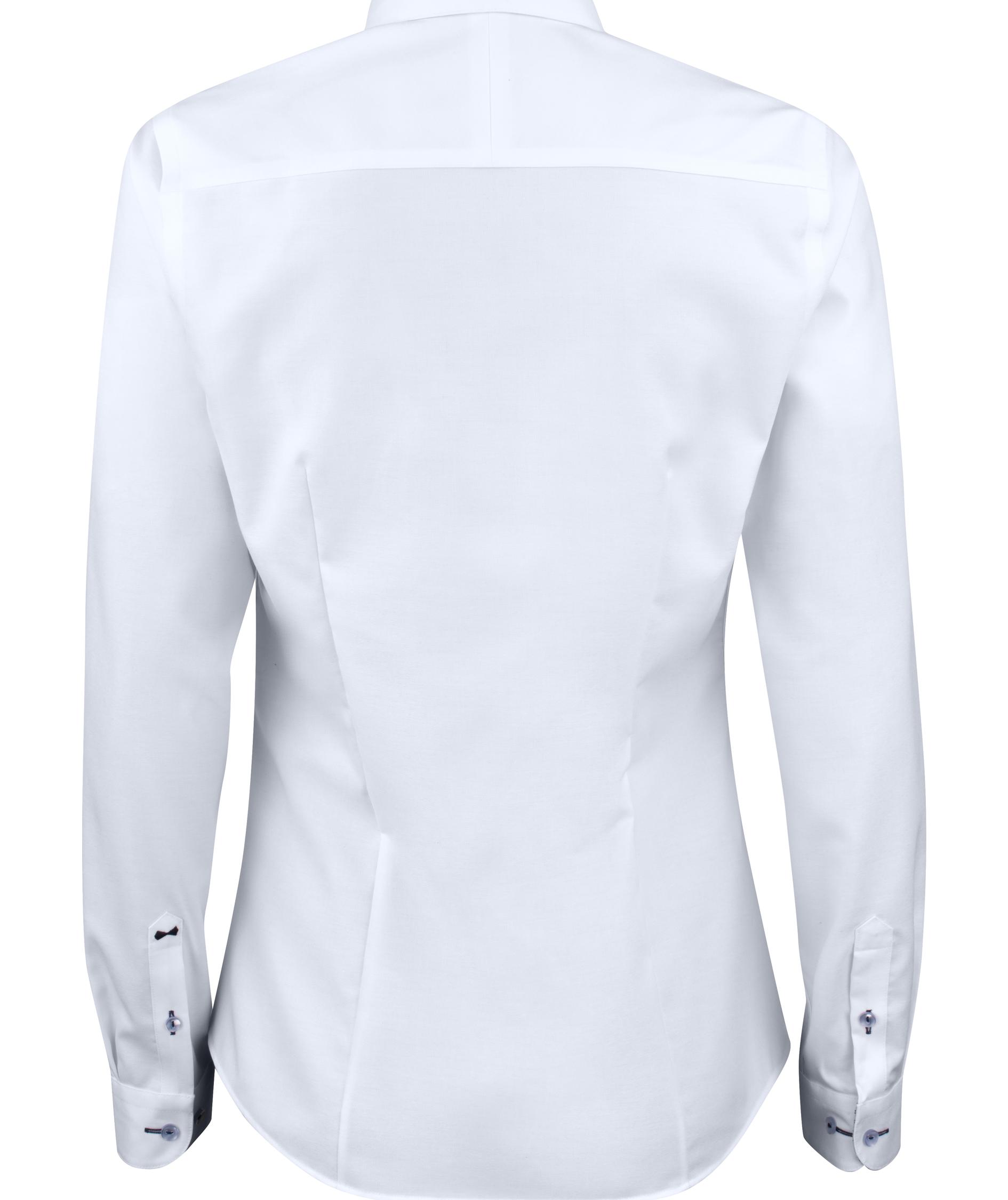 J. Harvest & Frost Red Bow 121 lady fit skjorte, Hvid, large image number 1