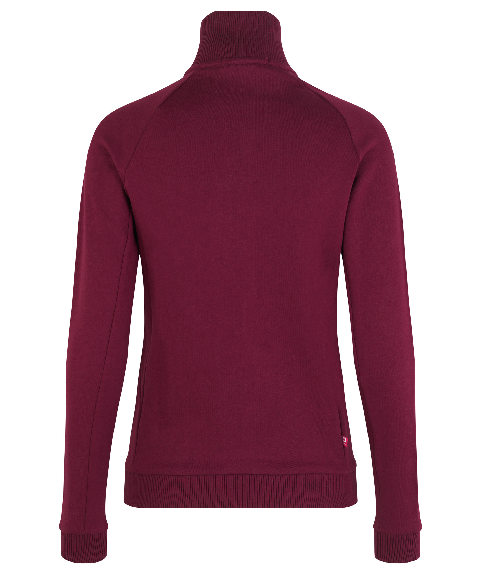 ID dame cardigan med glidel&aring;s, Bordeaux, large image number 2