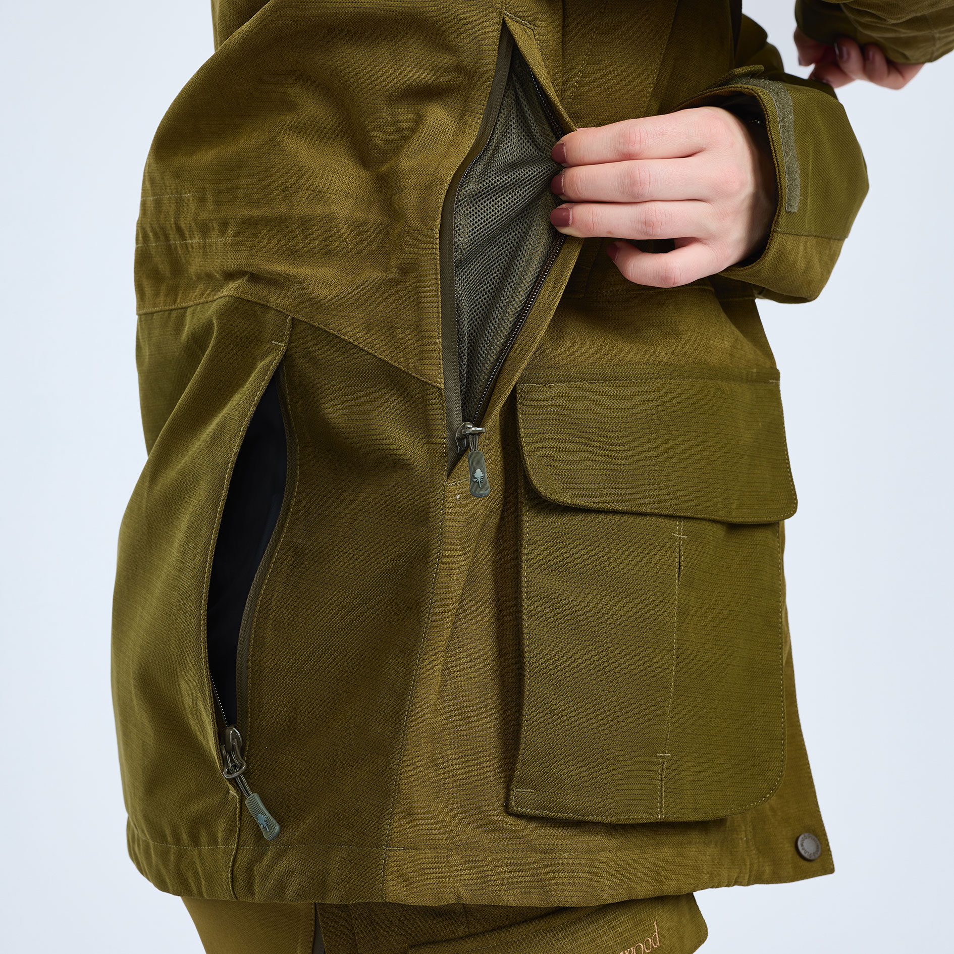 Pinewood&nbsp;Furudal Expert 2L Hunting damejakke, Olive green, large image number 10