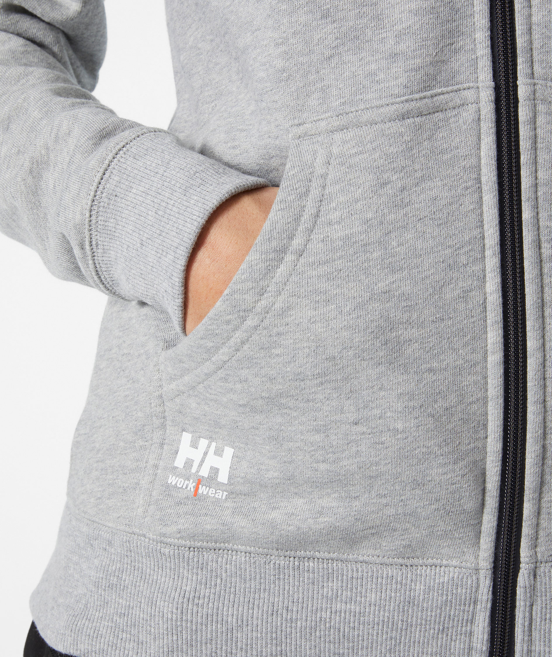 Helly Hansen Classic cardigan dam, Grey melange, large image number 4