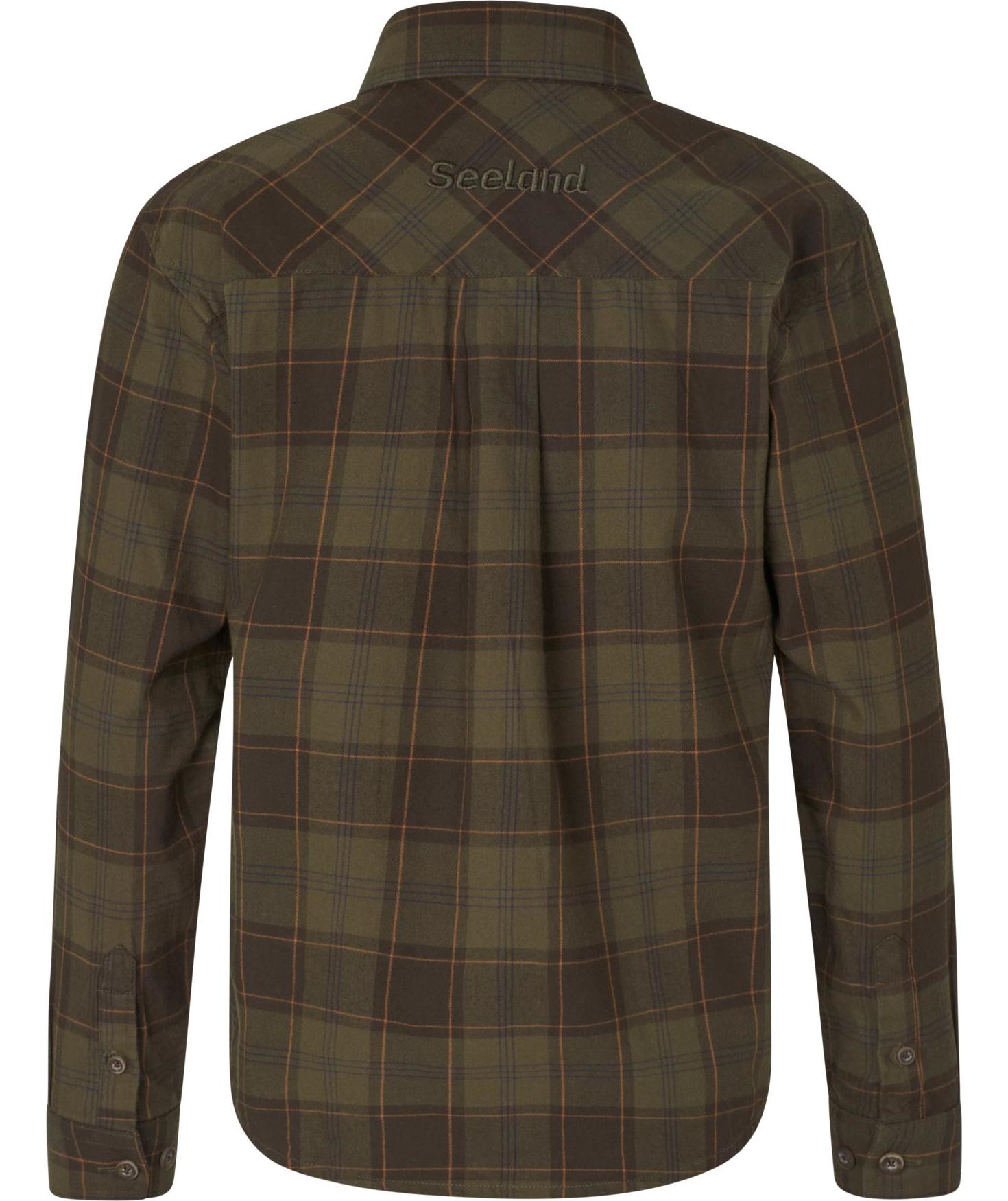 Seeland Glen Junior Hemd f&uuml;r Kinder, Pine Green/Dark Navy Check, large image number 2
