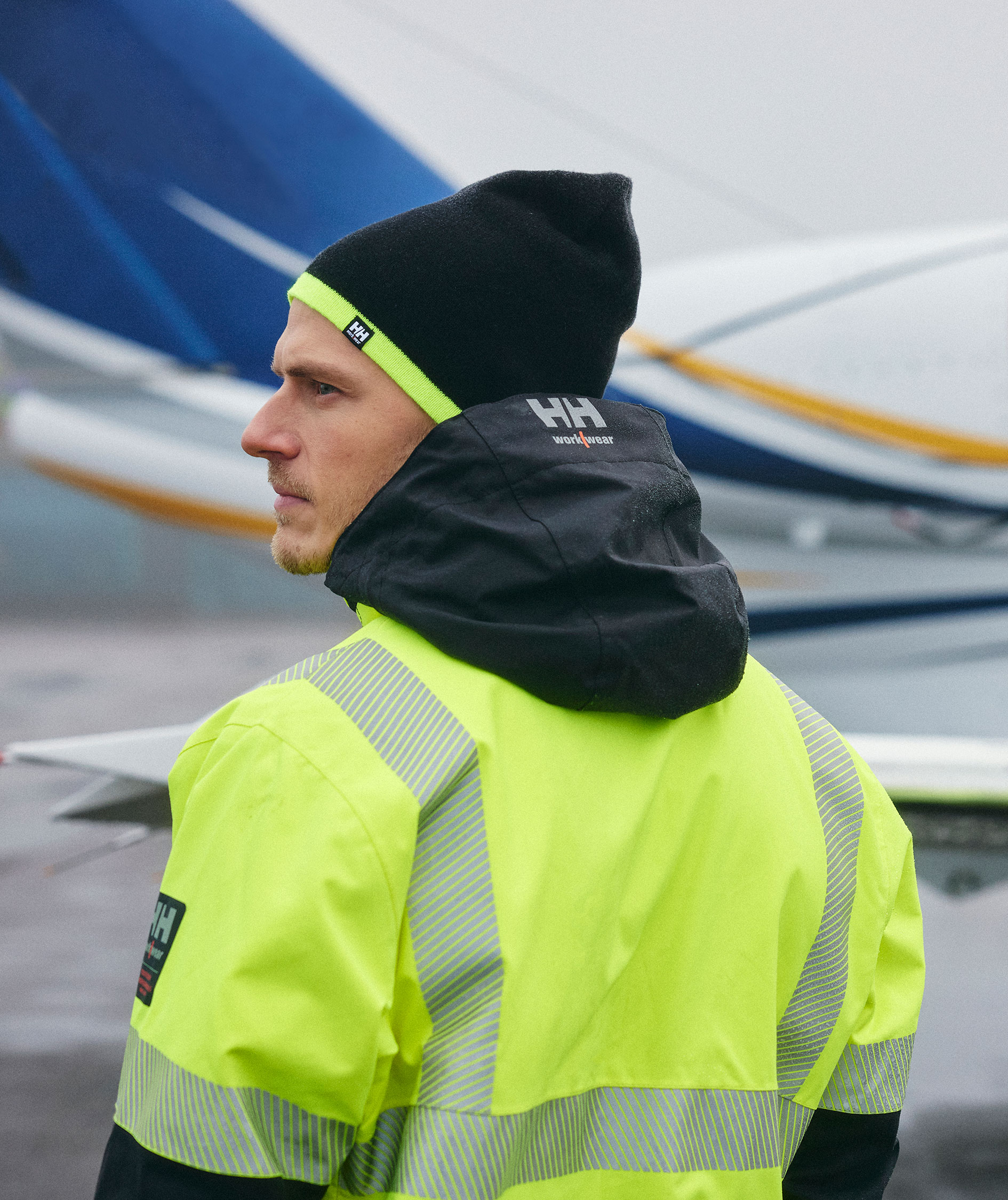 Helly Hansen Wendbar Manchester M&uuml;tze, Black/Yellow