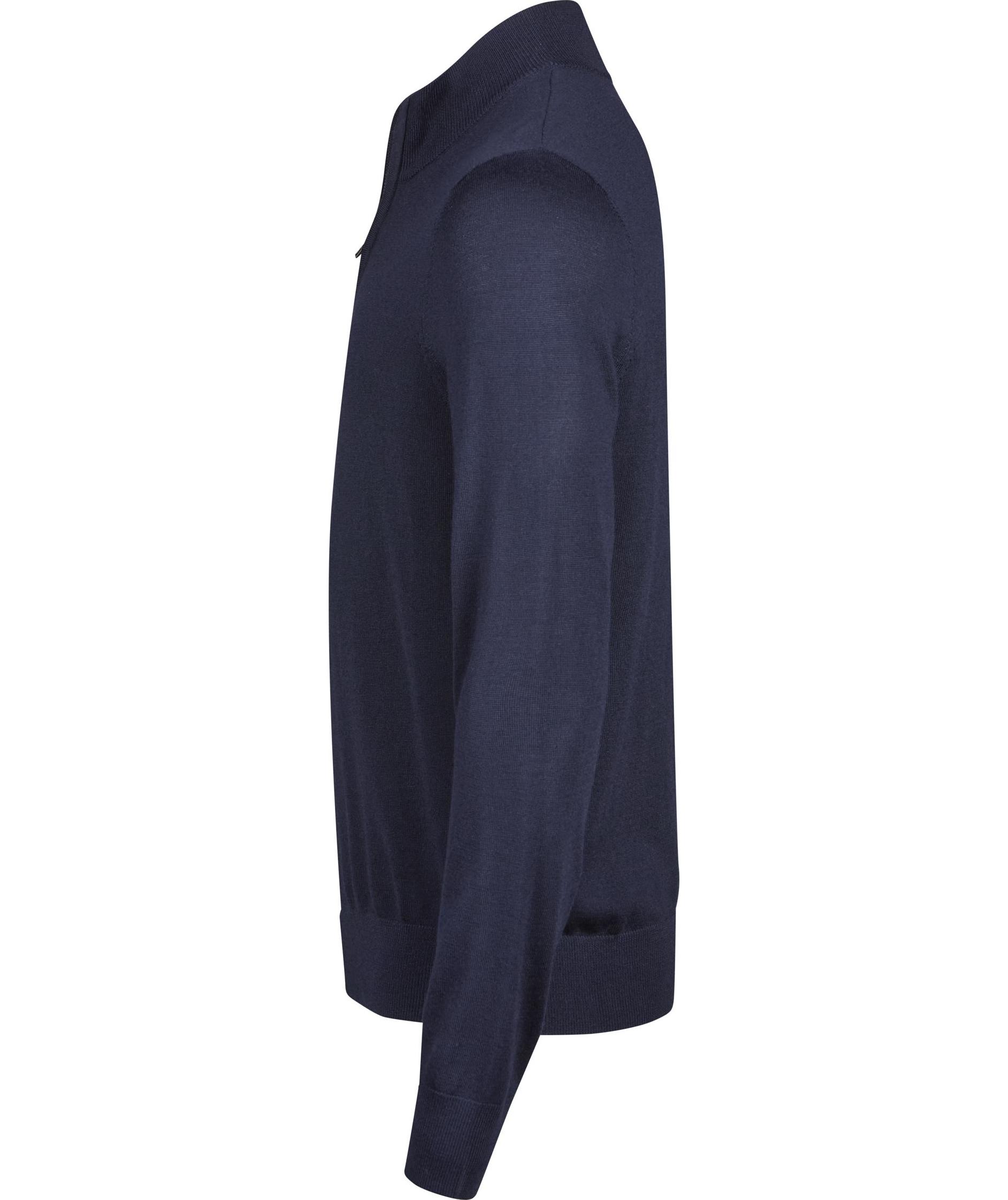 Tee Jays Strick Cardigan mit Merinowolle, Navy, large image number 3