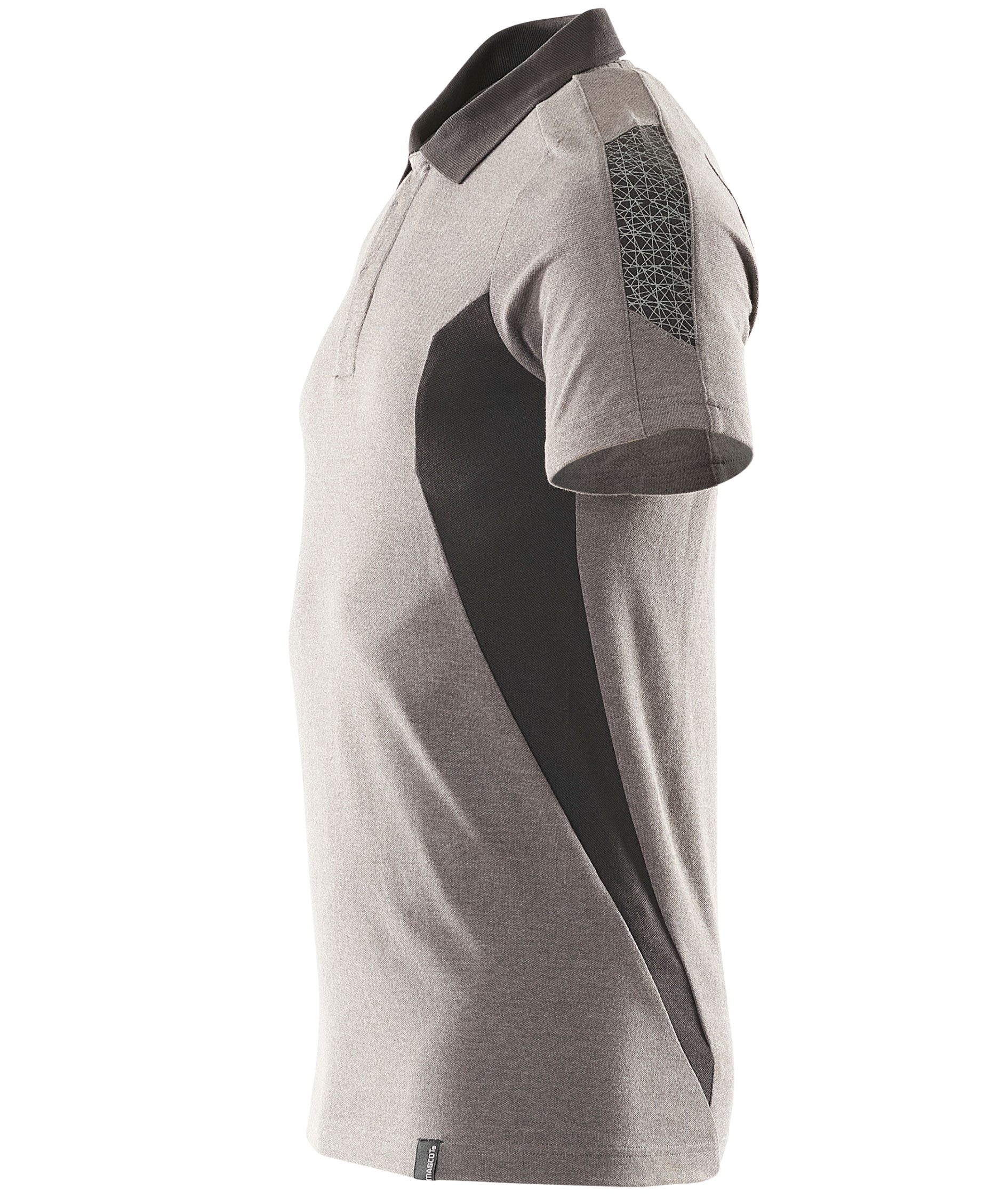 Mascot Accelerate polo T-skjorte, M&oslash;rk Antrasitt/Svart, large image number 3