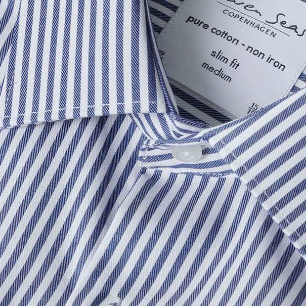 Seven Seas Kadet shirt, Navy, large image number 5