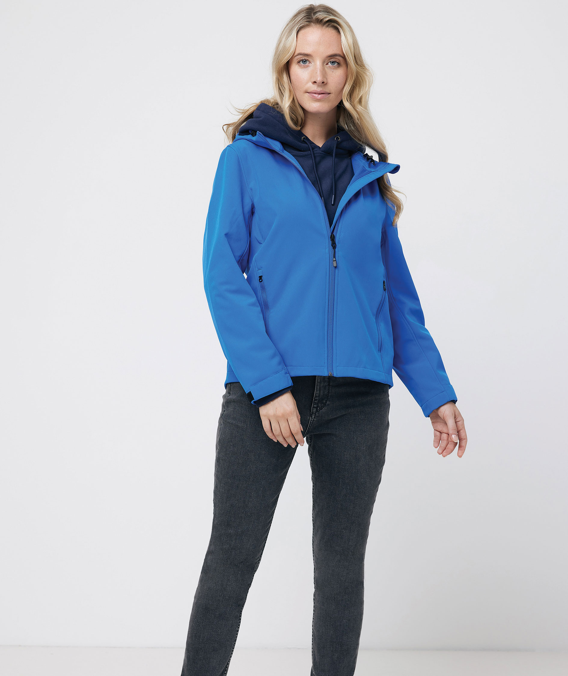 Iqoniq Makalu women's softshell jacket, Royal Blue, large image number 7