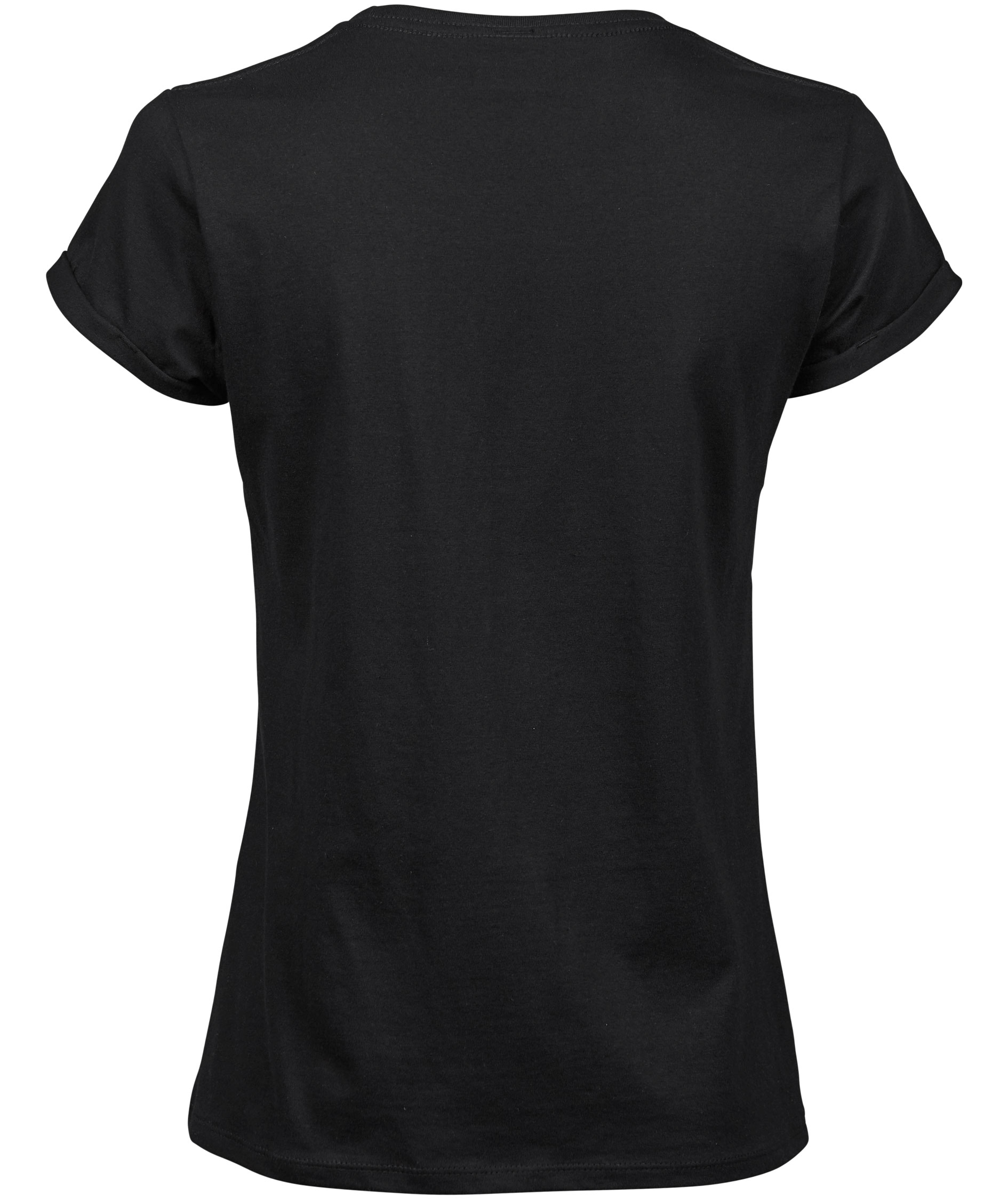 Tee Jays roll-up dame T-shirt, Sort, large image number 3