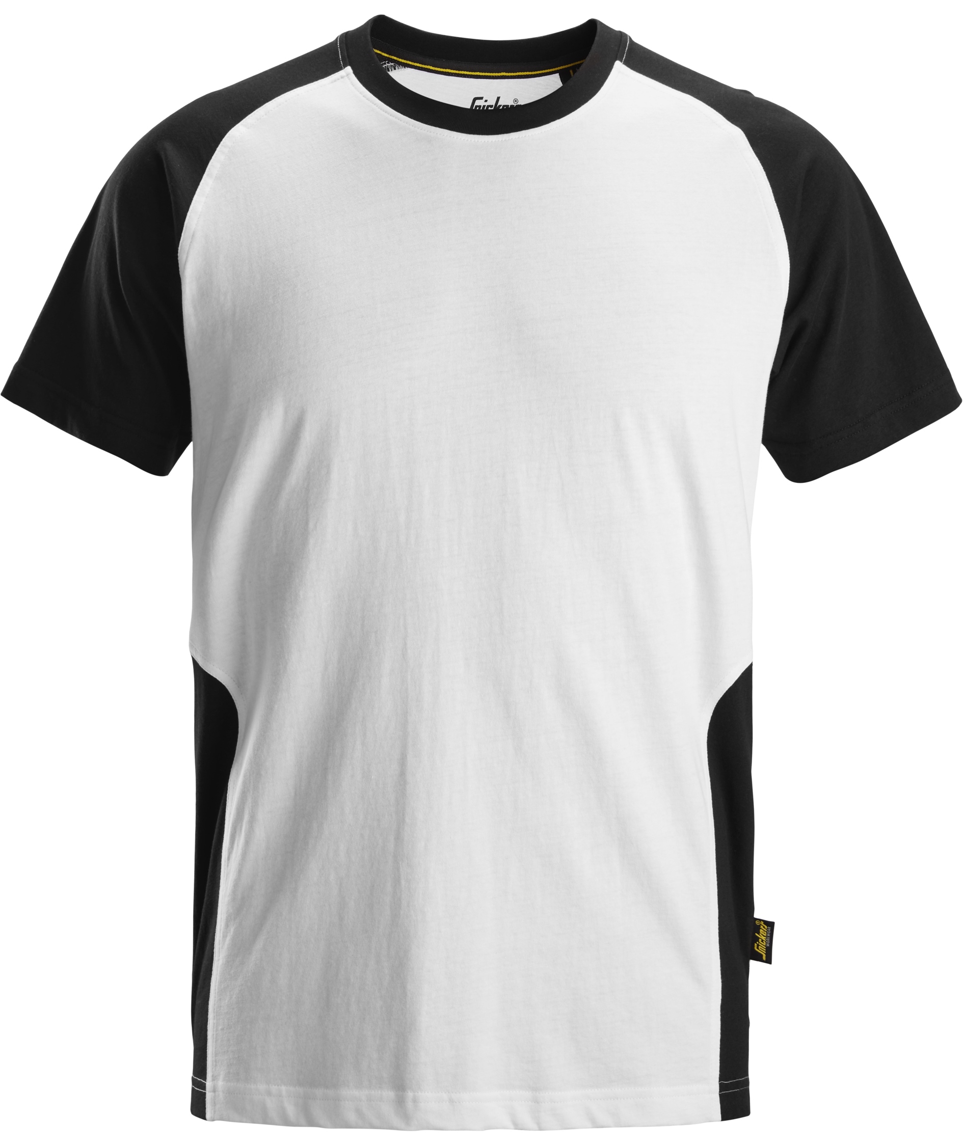 Snickers T-skjorte 2550, Hvit/Svart, Hvit/Svart, swatch