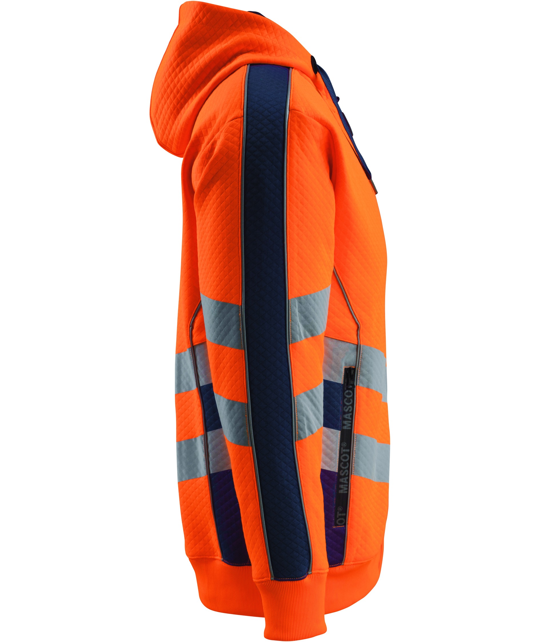 Mascot Safe Supreme Corby hettegenser, Hi-vis Orange/M&oslash;rk Marine, large image number 2
