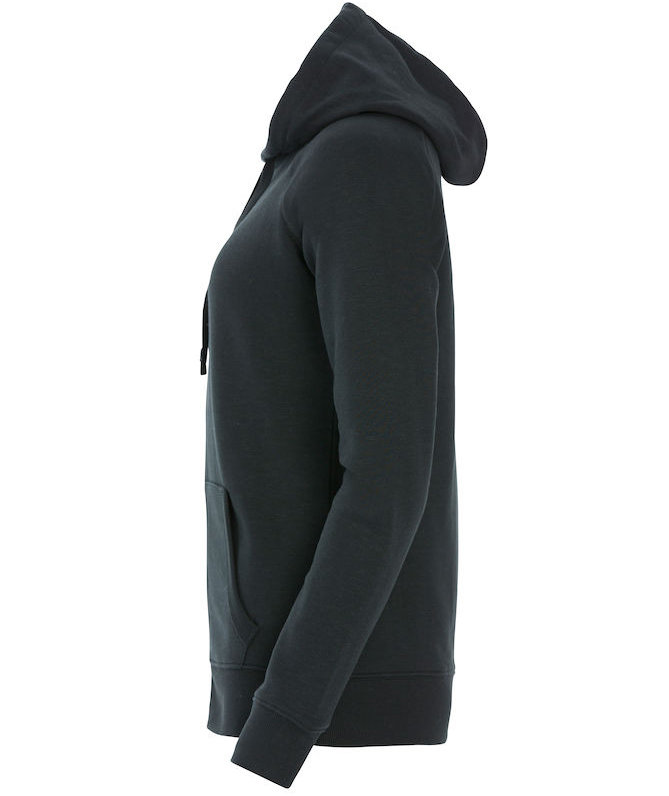 Clique Loris Damen Hoodie, Schwarz, large image number 3