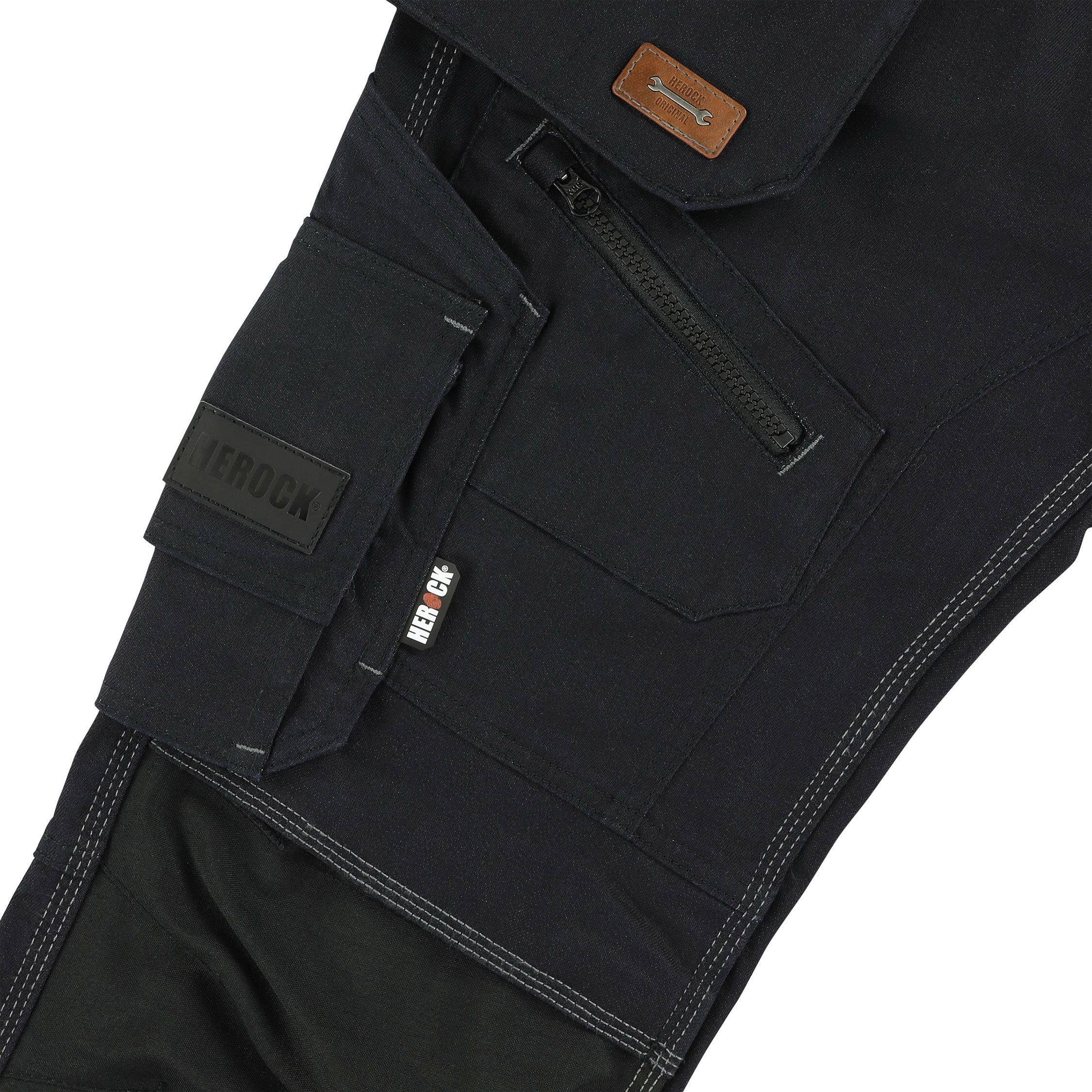HEROCK Linx denim craftsman trousers, Dark Blue Jeans, large image number 9