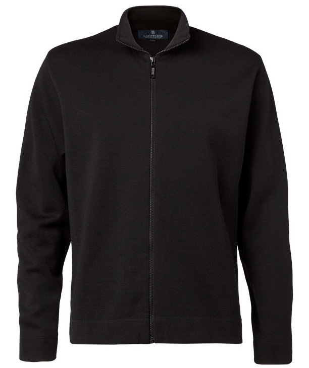 CC55 Porto stickad cardigan, Svart