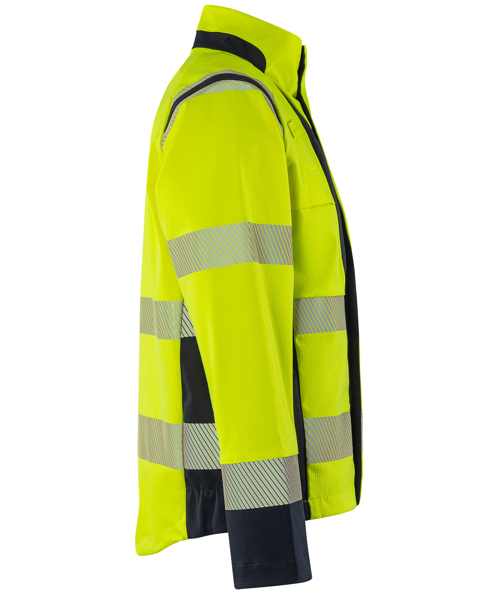 Fristads Flamestat Green jakke 4940 GFS, Hi-Vis gul/marine, large image number 2