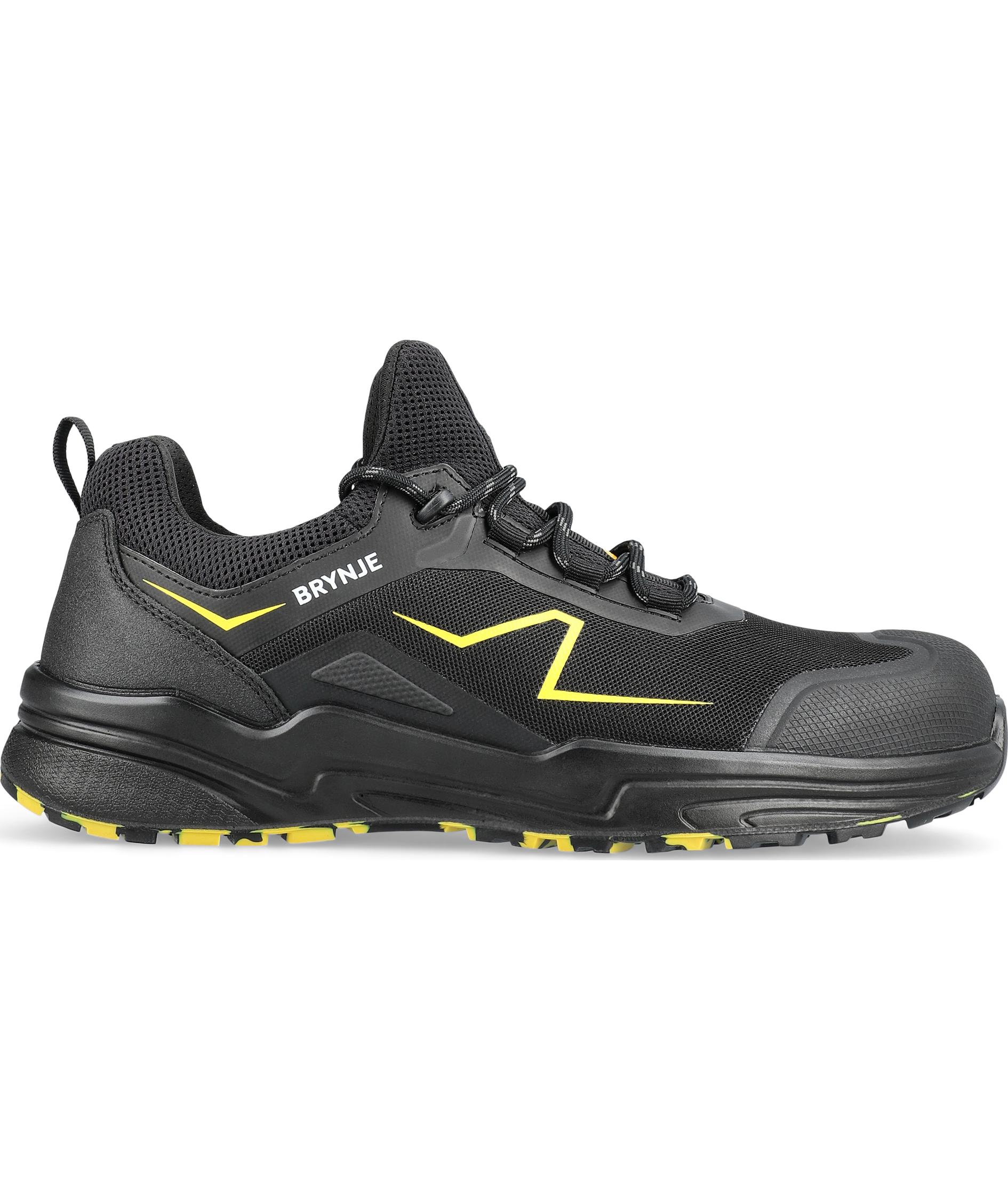 2nd quality product Brynje Bolt safety shoes S1PL, Yellow/Black