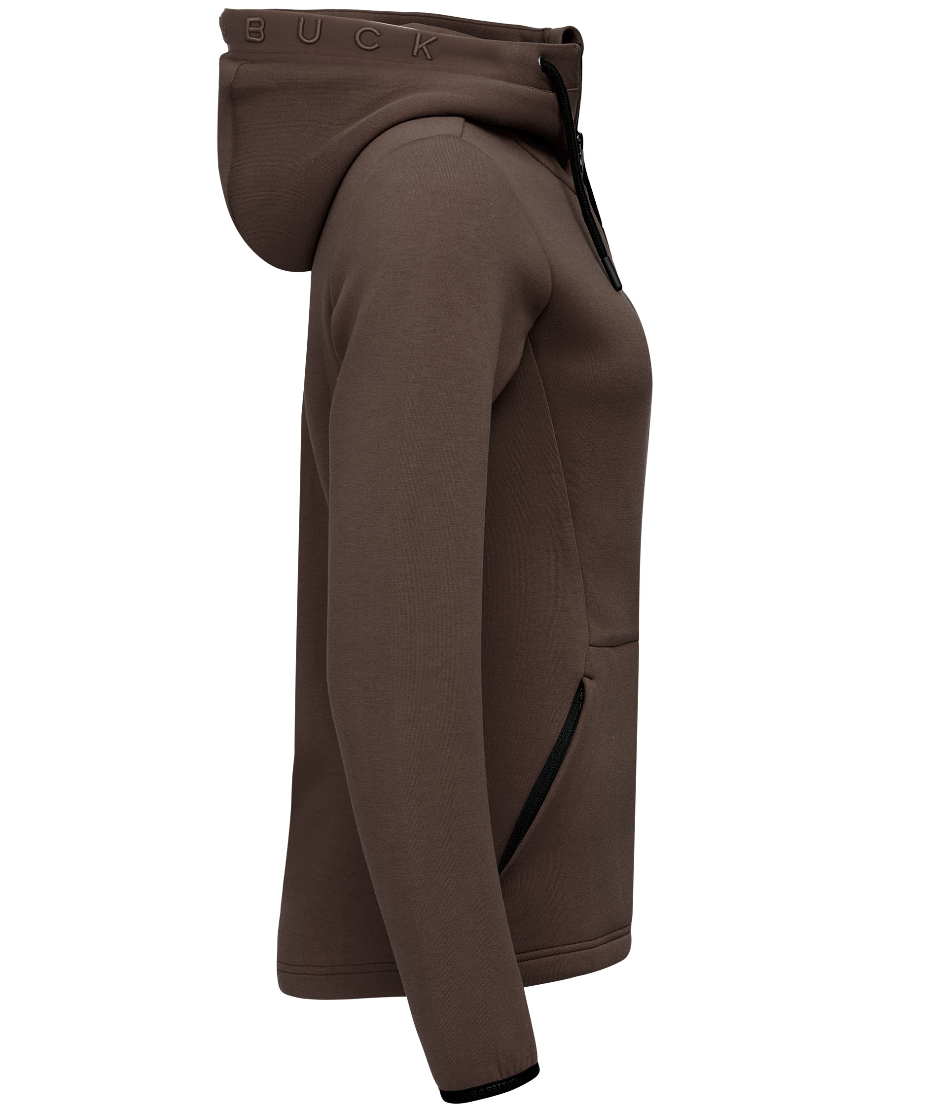 Cutter & Buck Pemberton dame hettegenser, M&oslash;rk Mokka, large image number 2