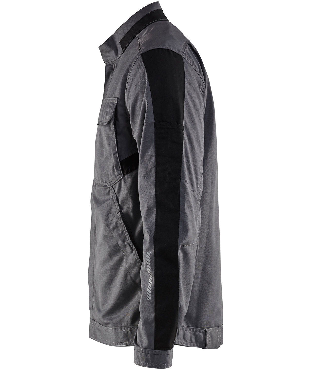 Bl&aring;kl&auml;der arbejdsjakke, Mellemgr&aring;/sort, large image number 2