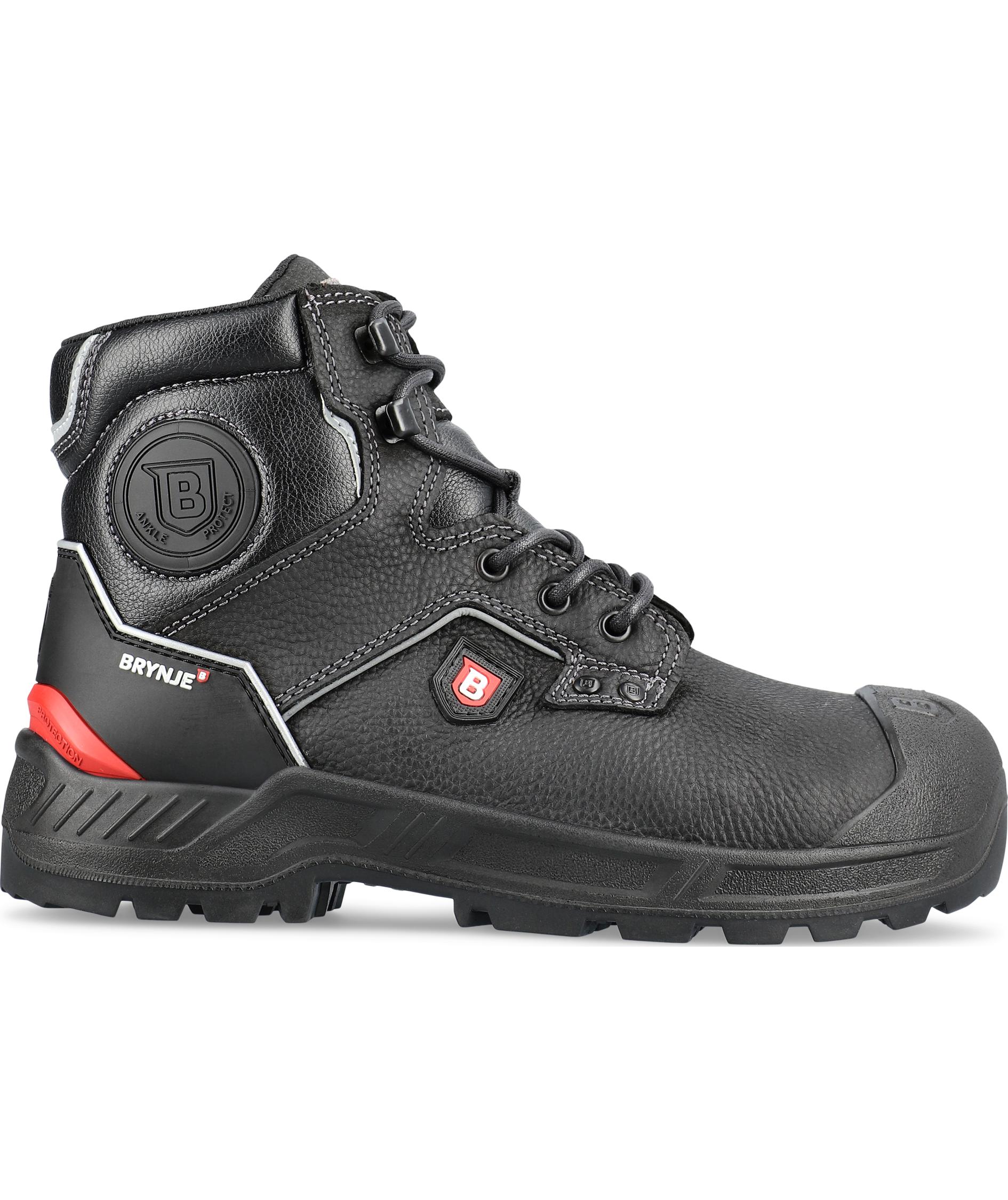 2nd quality product Brynje All Round safety boots S3, Black