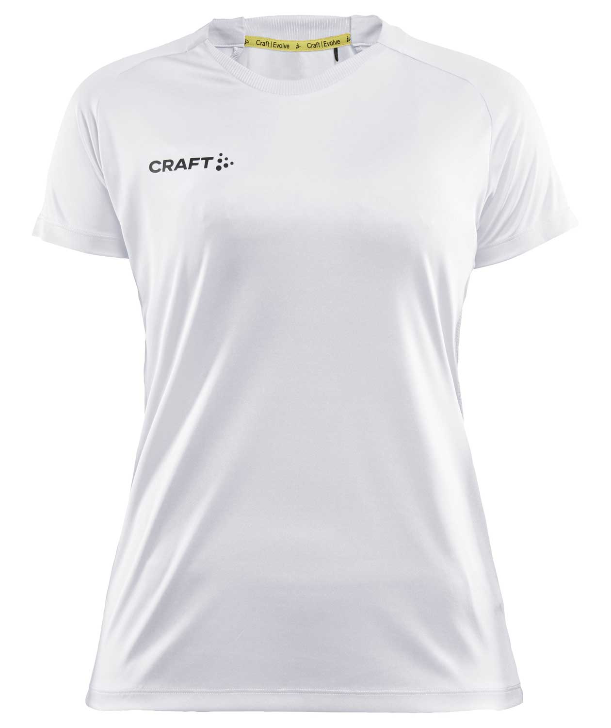 Craft Evolve dame T-skjorte, Hvit, Hvit, swatch