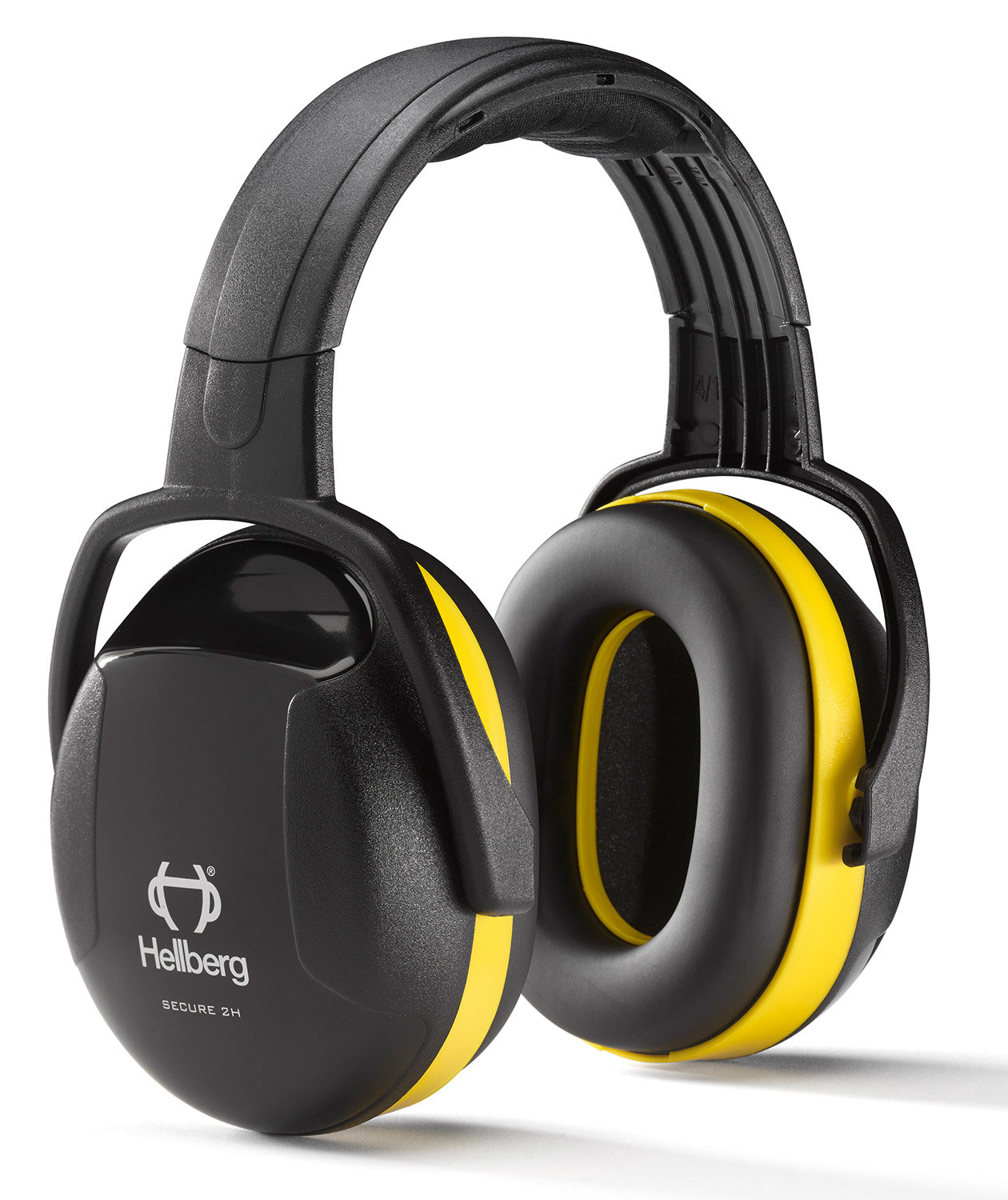 Hellberg Secure 2 h&ouml;rselk&aring;por, Svart/Gul