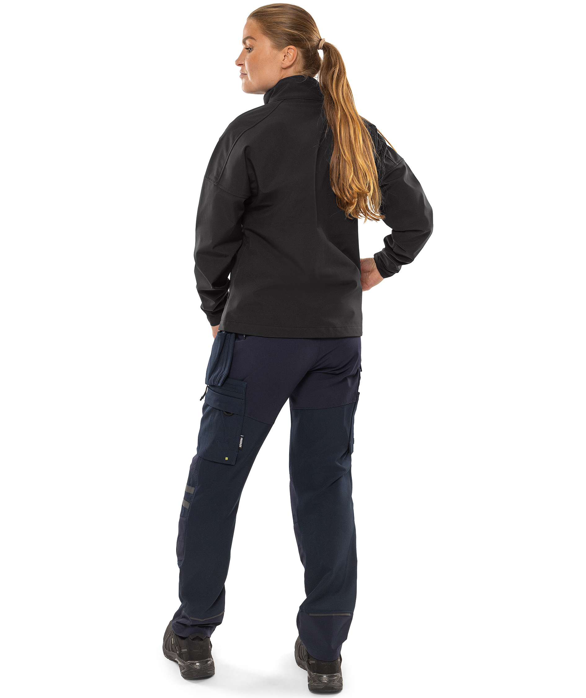 Fristads dame softshelljakke, Sort, large image number 3