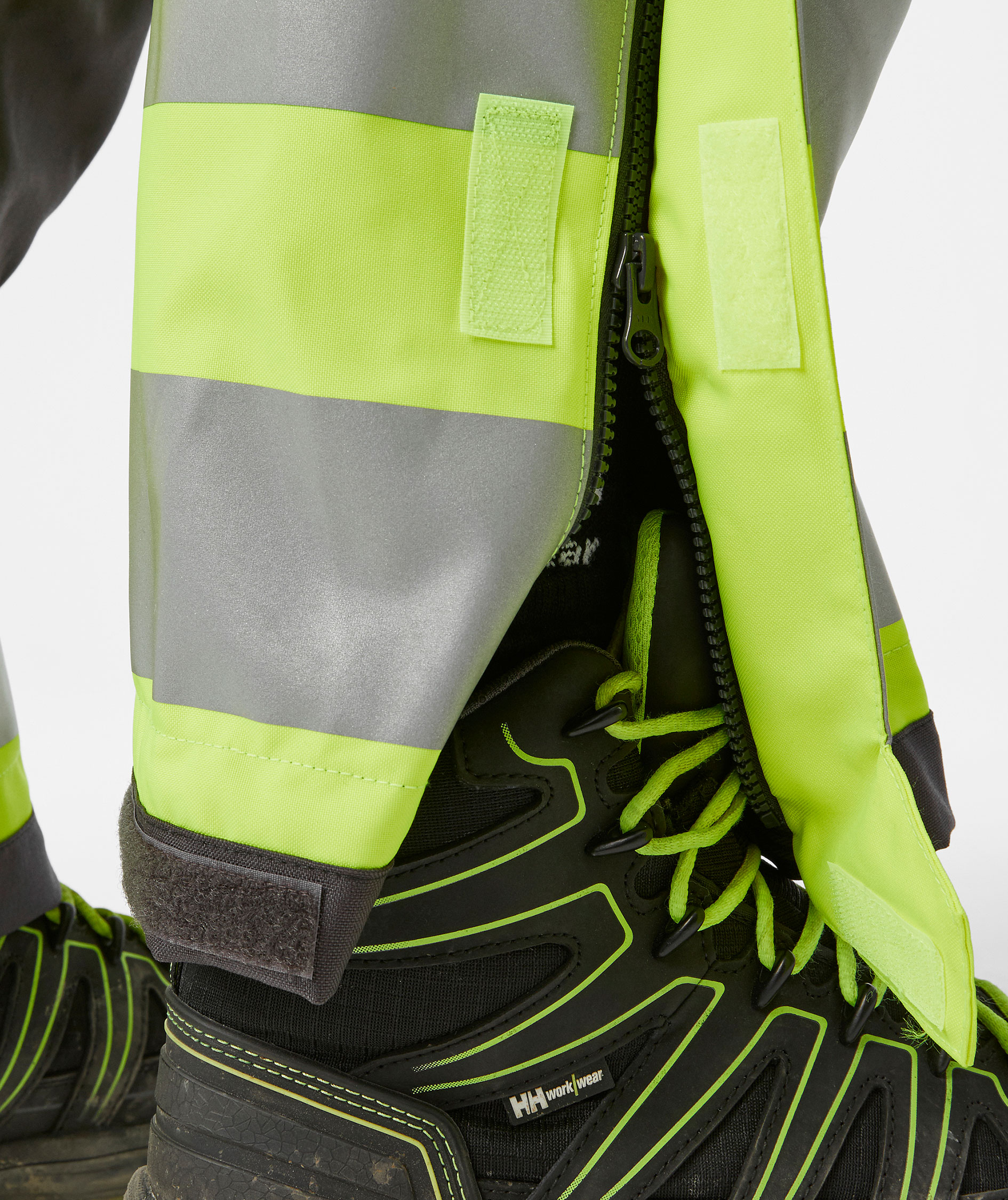 Helly Hansen Alna 2.0 shell trousers, Hi-vis yellow/charcoal, large image number 6