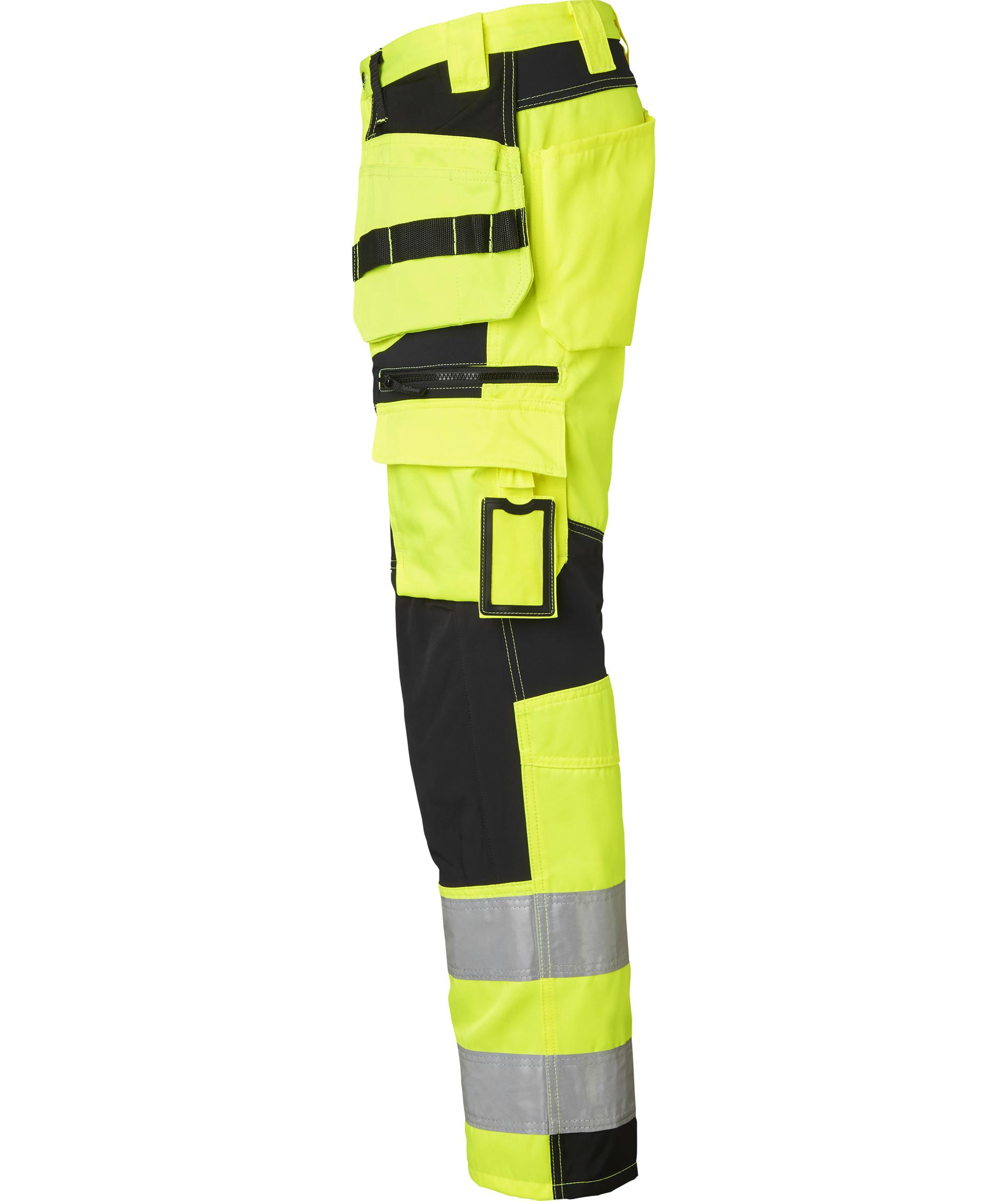 Top Swede h&aring;ndv&aelig;rkerbukser 236, Hi-vis Gul/Sort, large image number 3