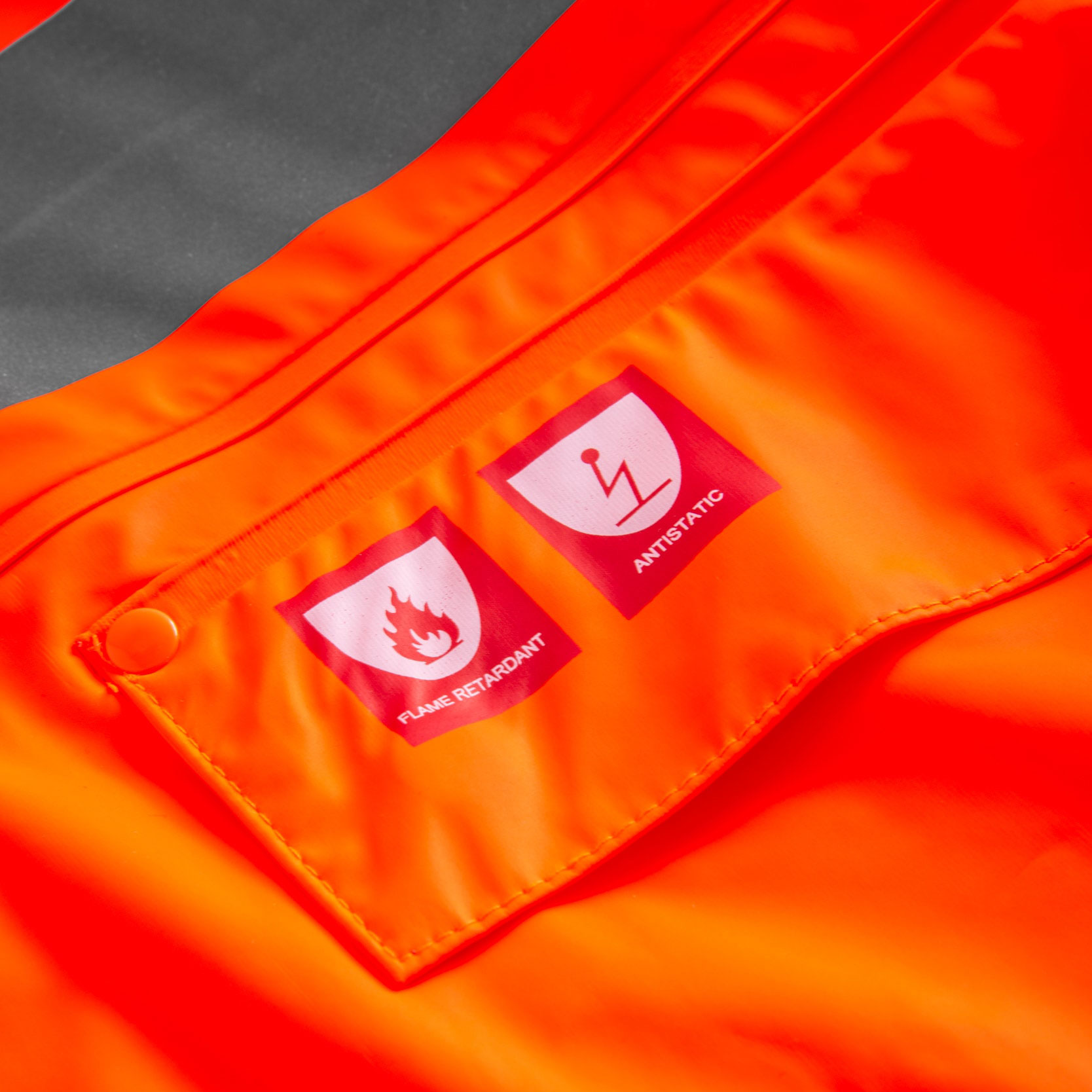 Lyngs&oslash;e Multinorm vinterjakke, Hi-vis Orange, large image number 4