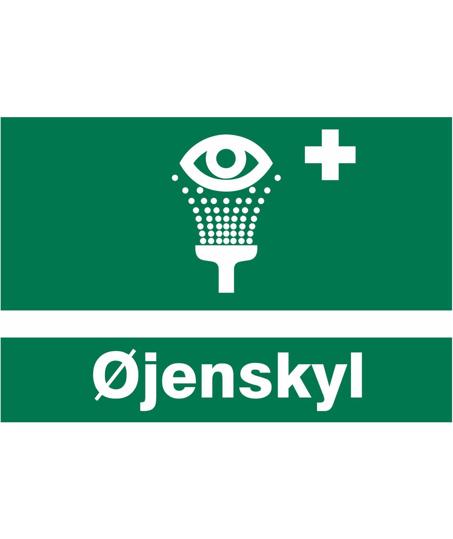 OX-ON advarselsskilt &Oslash;jenskyl A4