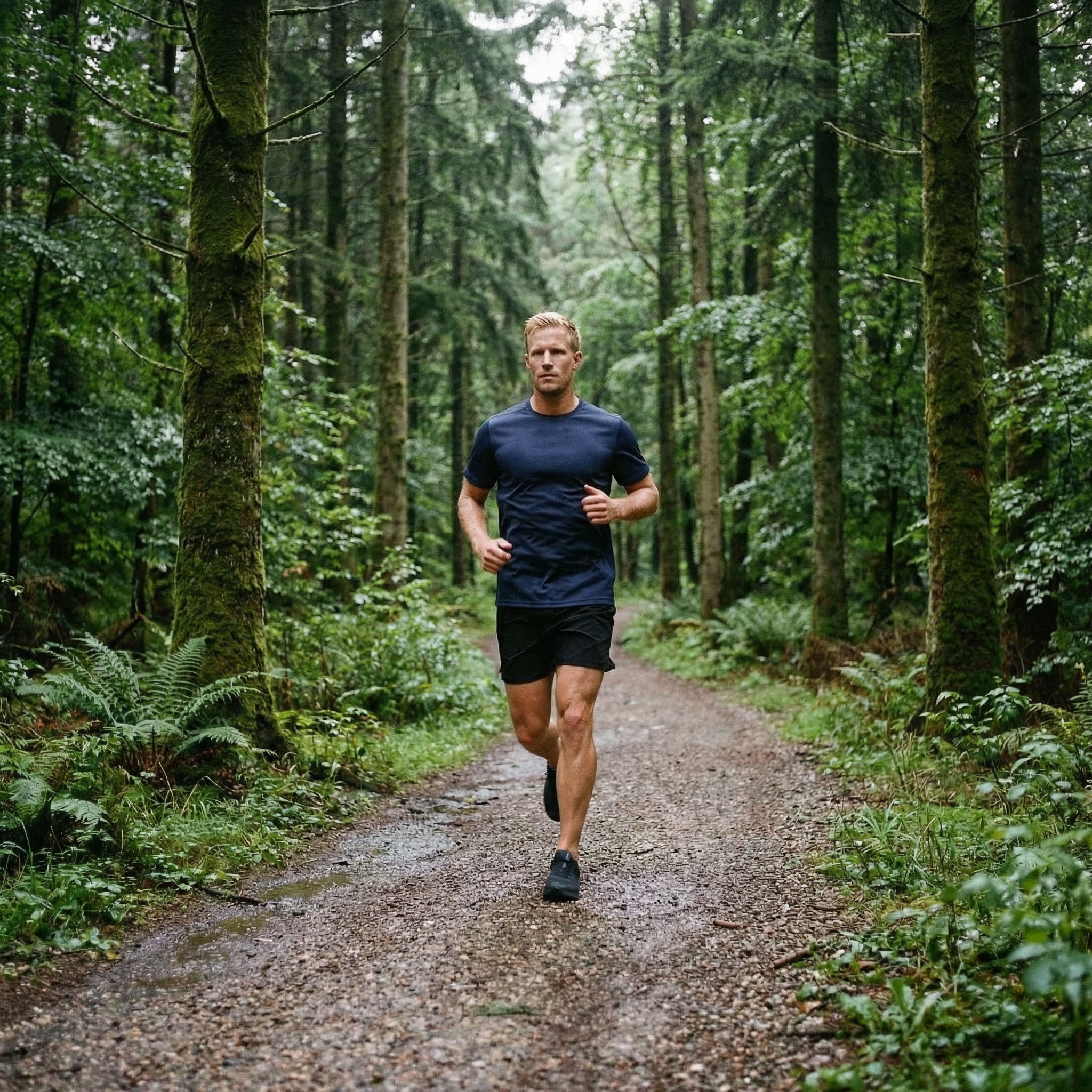Pitch Stone Recycle T-Shirt, Navy